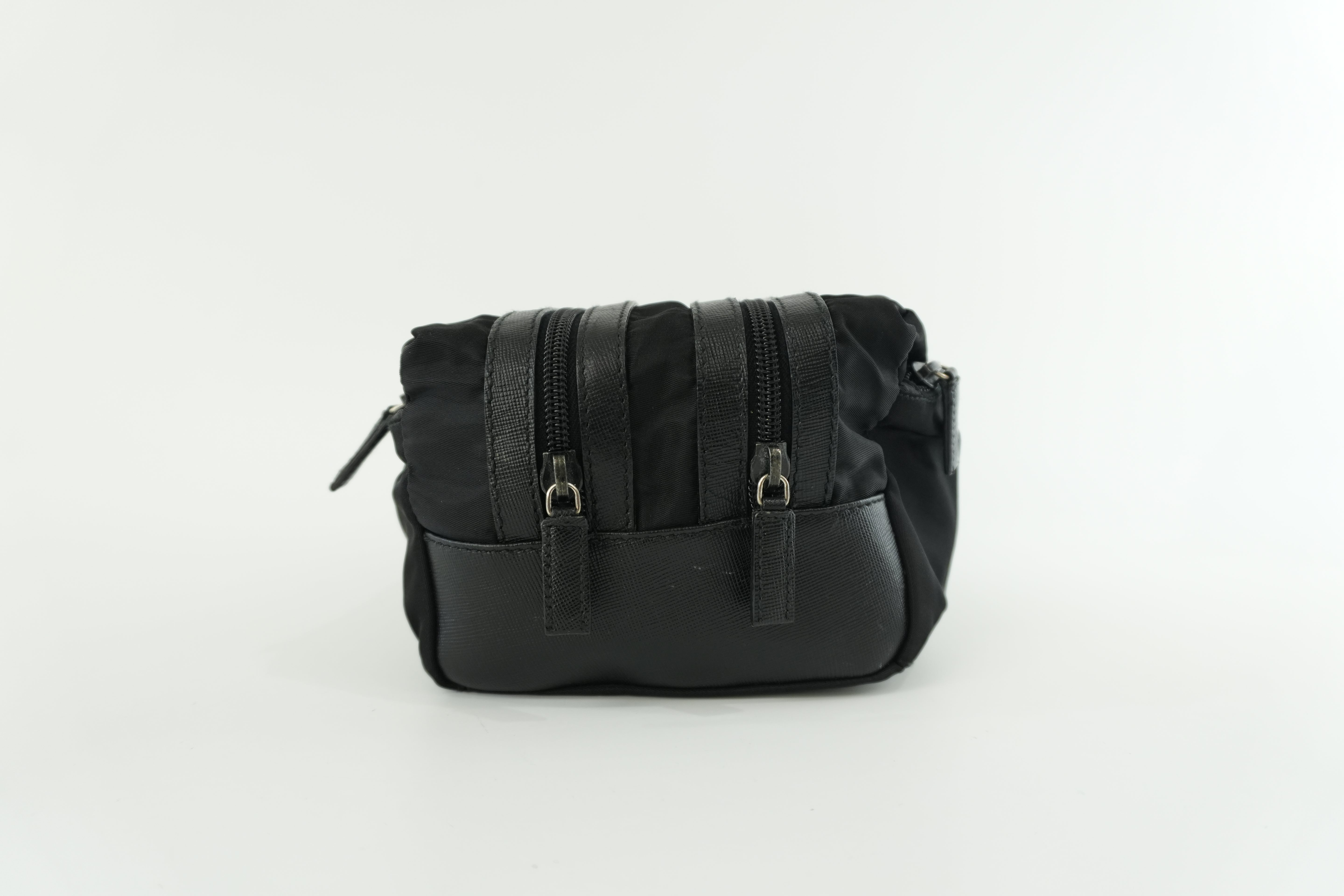 Pre-owned Prada Clutch Bag Nylon Black