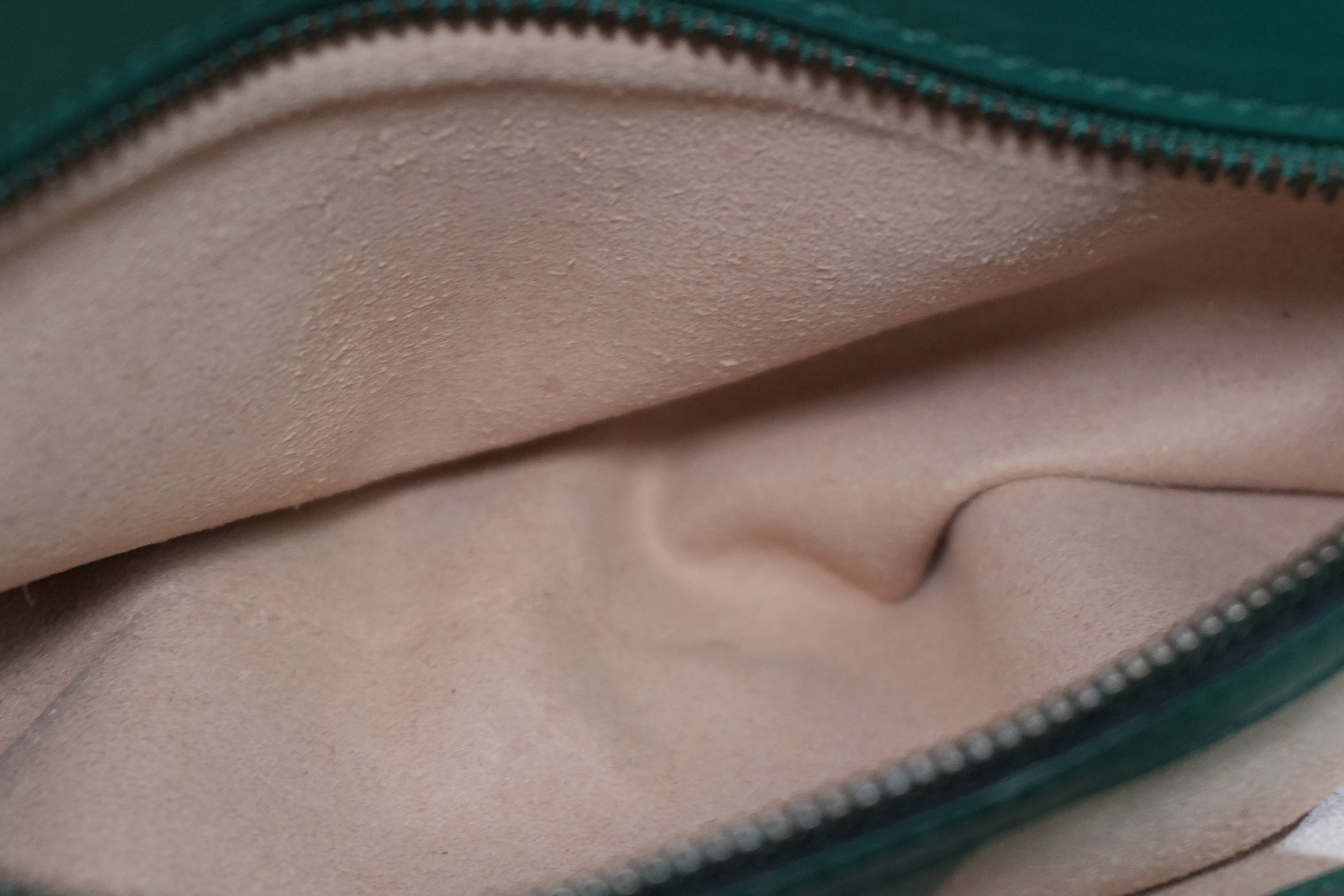 Pre-owned Gucci Marmont Chain Crossbody Bag Green
