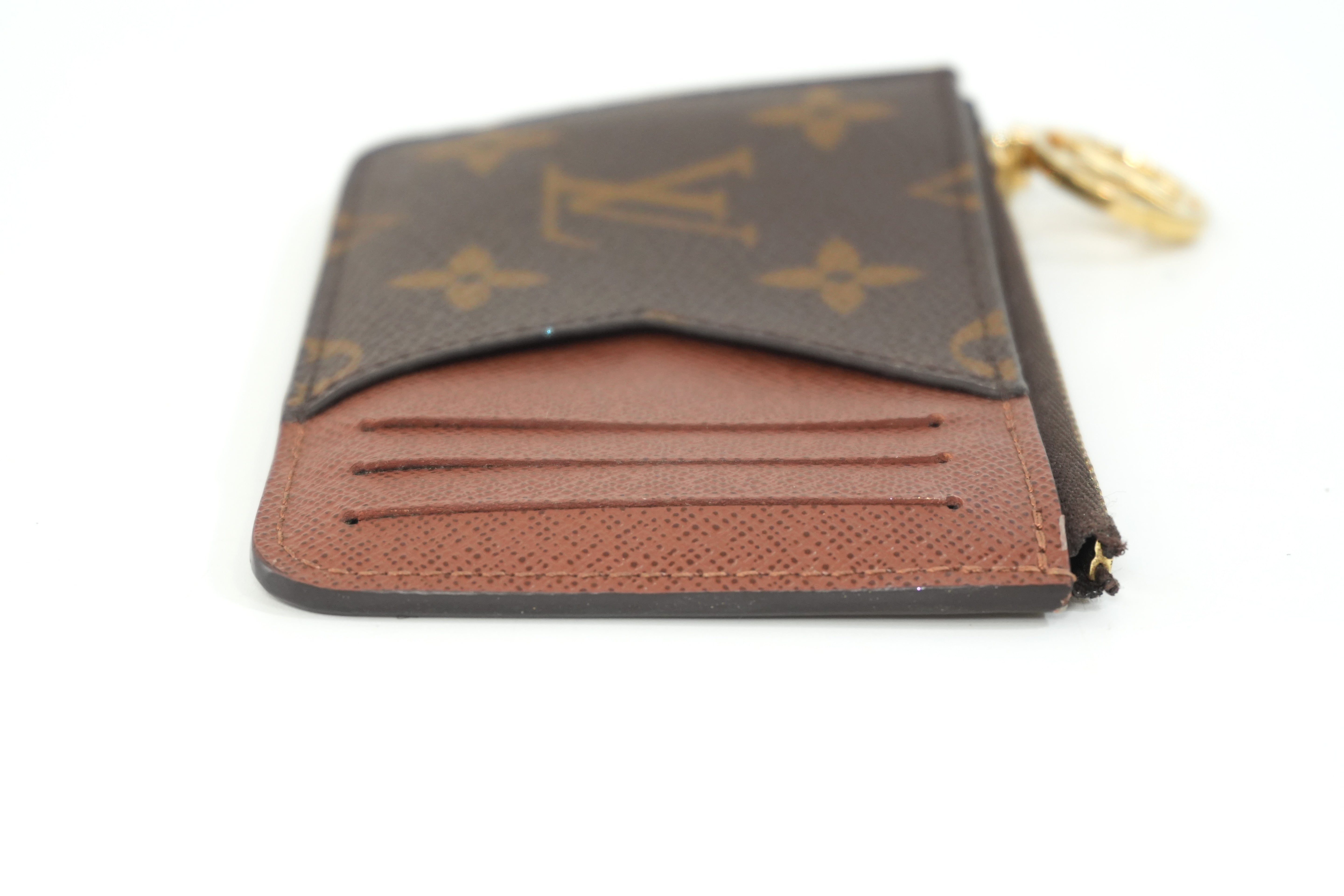 Pre-owned Louis Vuitton Monogram Romy Card Case