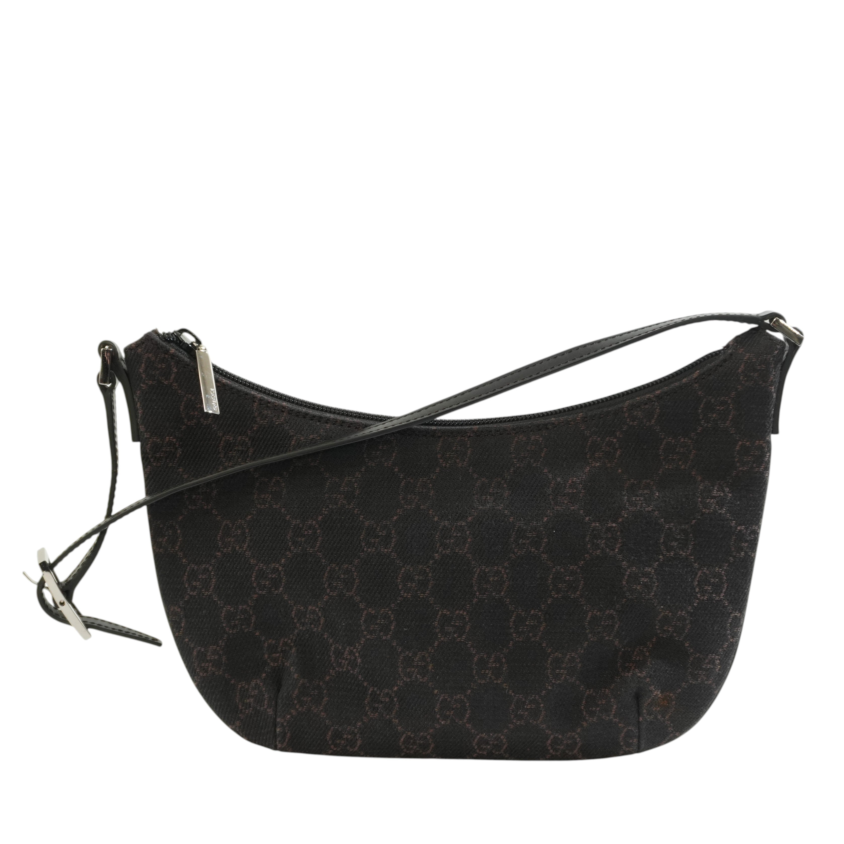 Pre-owned Gucci Guccisima Hobo Shoulder Bag Brown