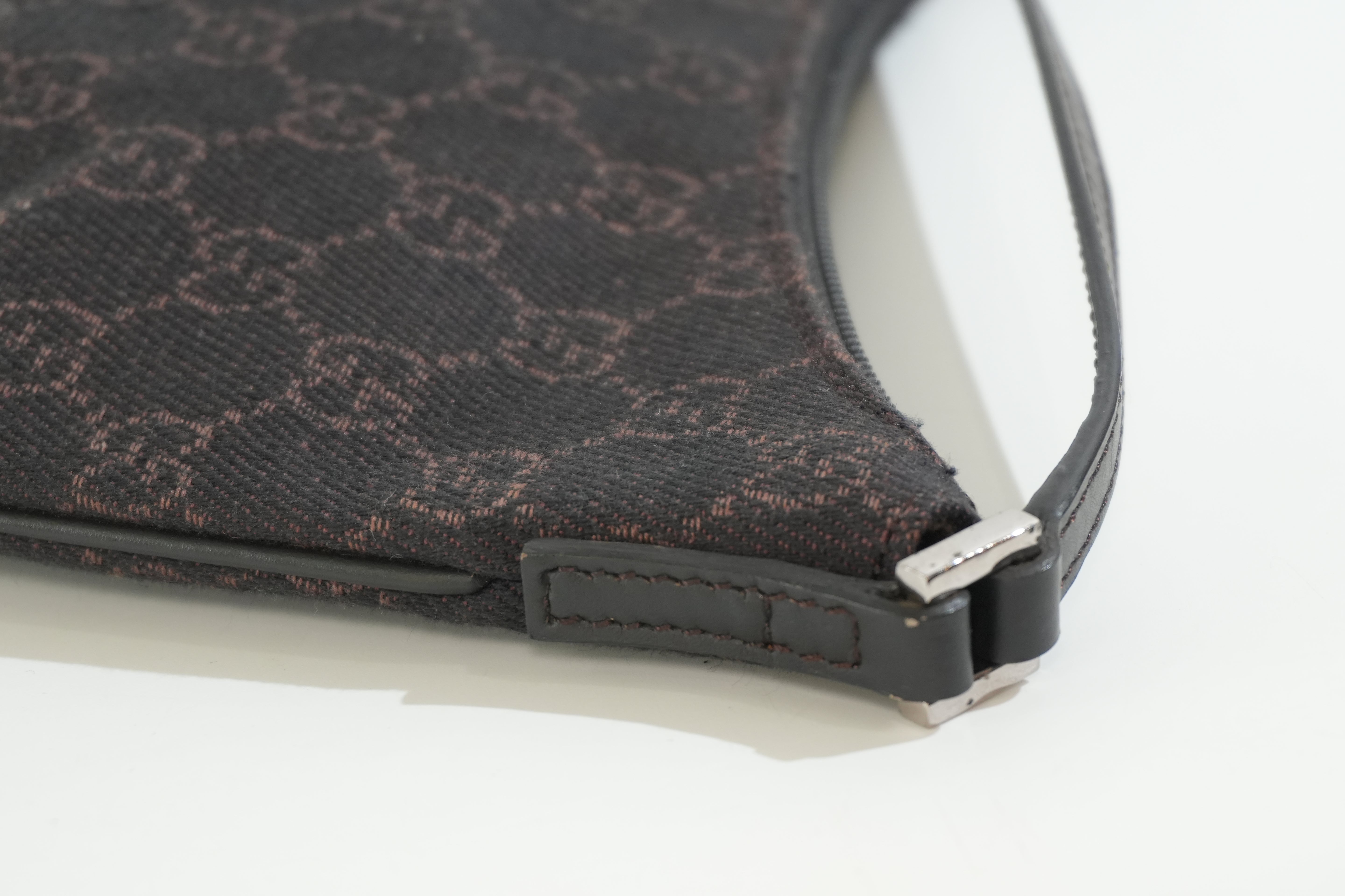 Pre-owned Gucci Guccisima Hobo Shoulder Bag Brown