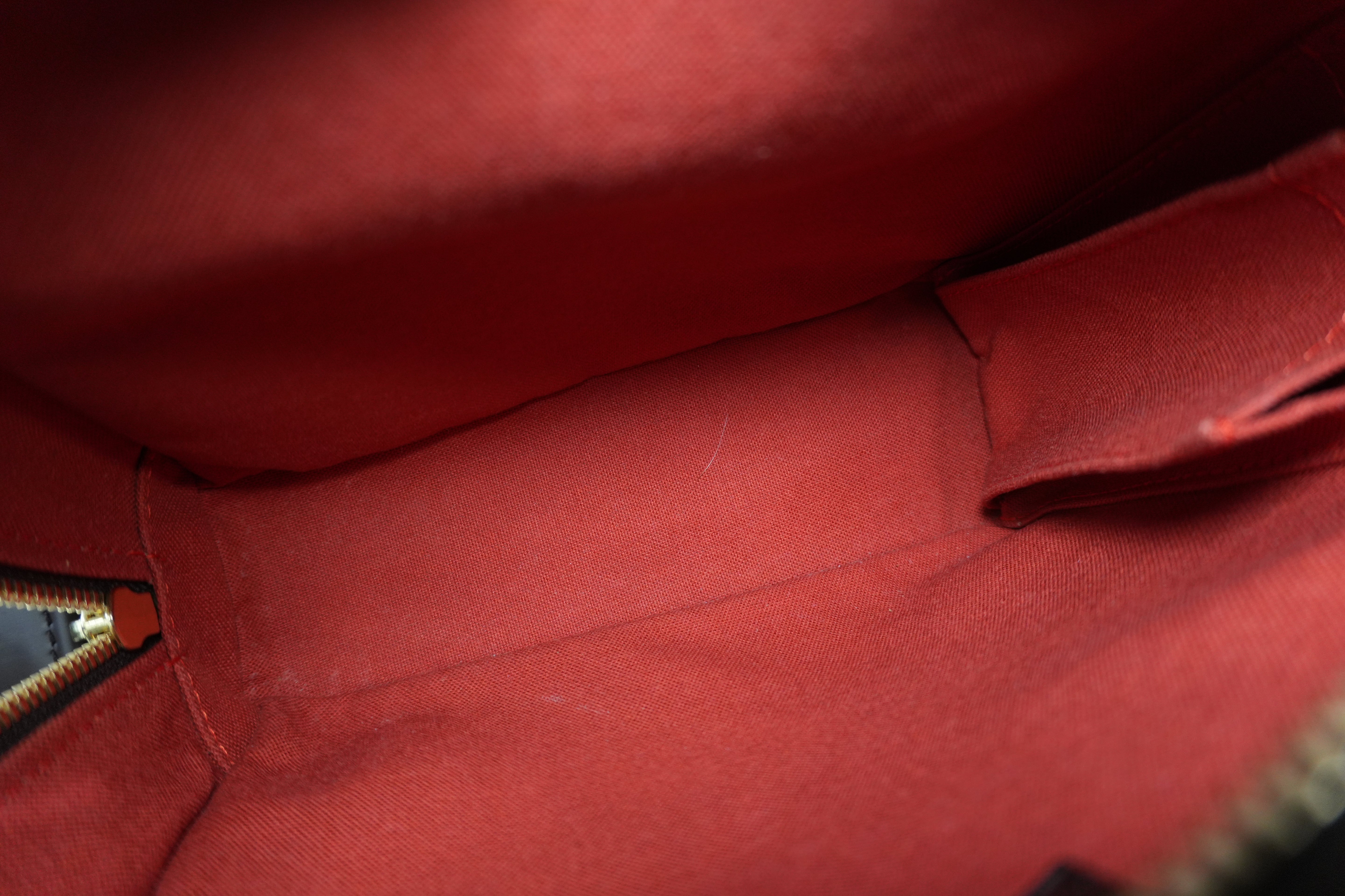 Pre-owned Louis Vuitton Damier Ebene Olav PM Crossbody Bag