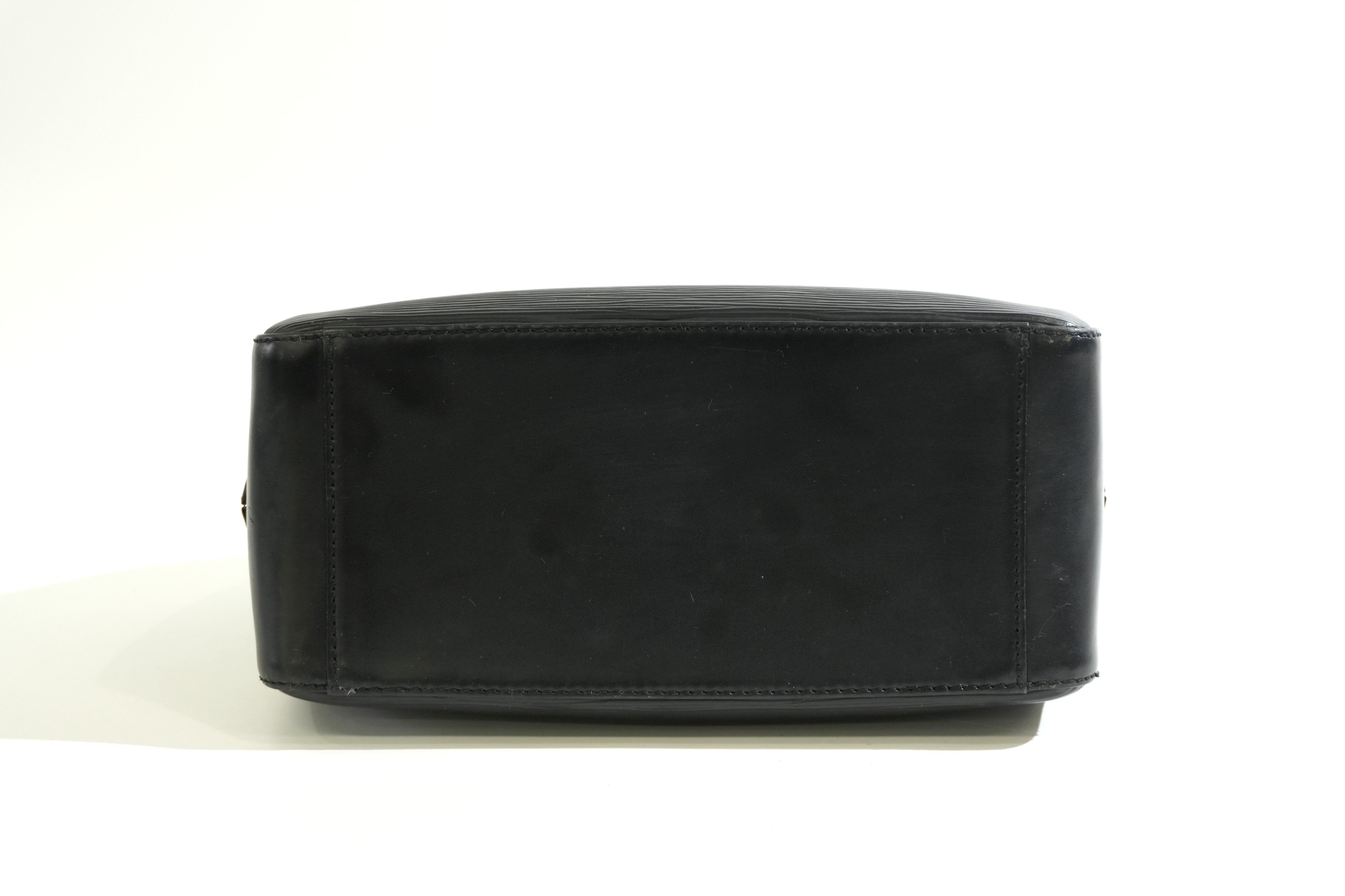 Pre-owned Louis Vuitton Epi Sablon Handbag Black