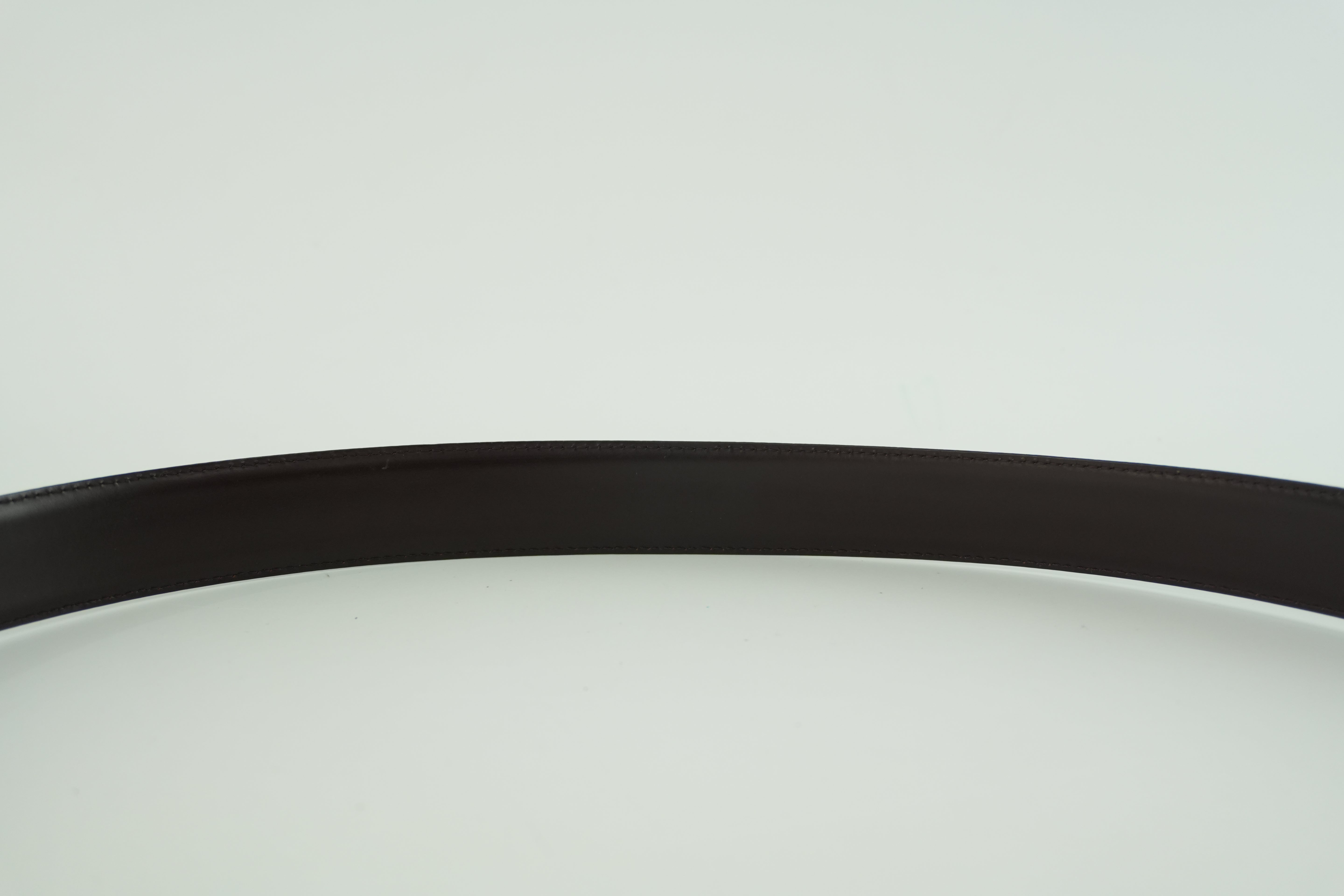 Pre-owned Louis Vuitton Leather Belt Size 110