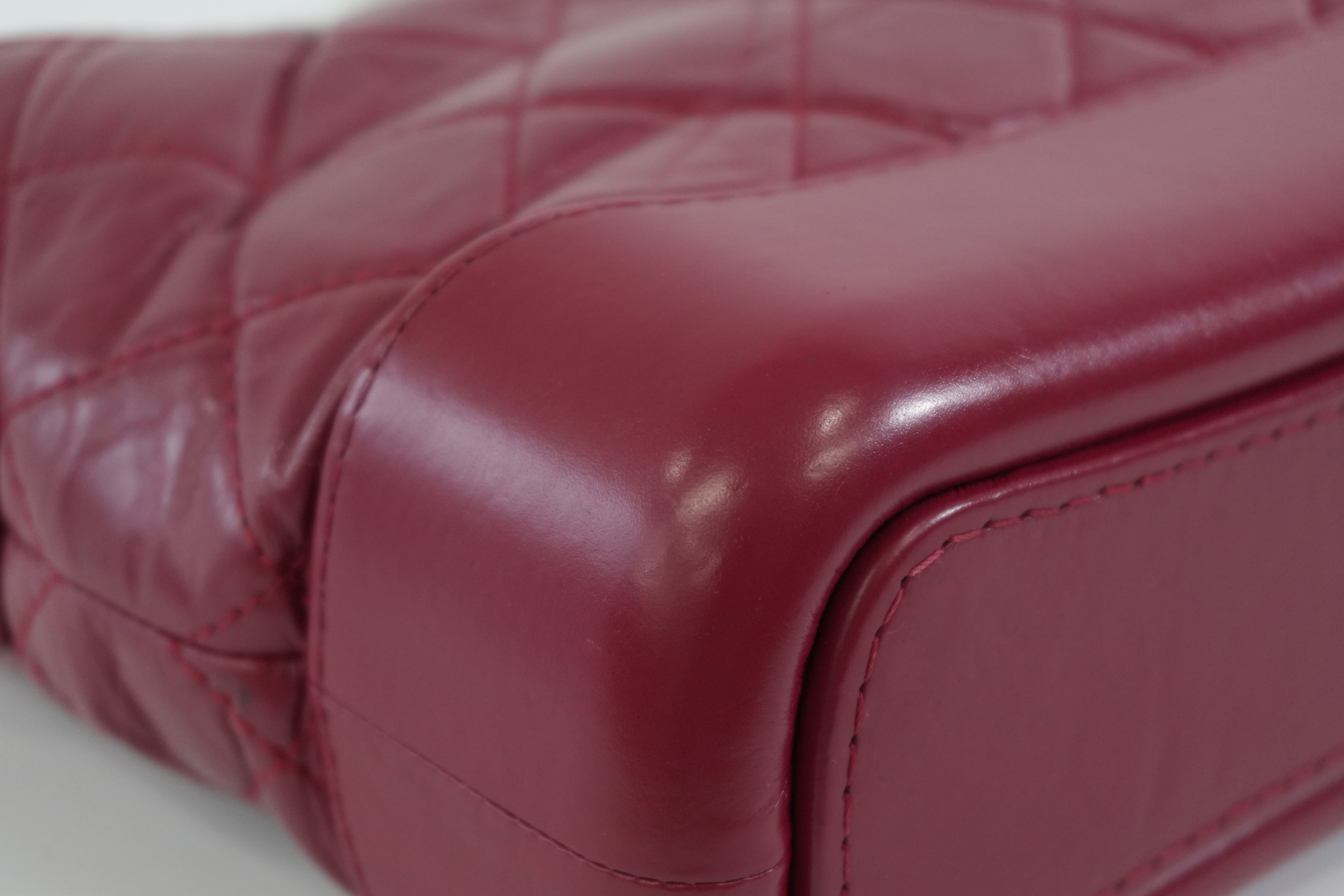 Pre-owned Chanel Gabrielle Hobo Chain Shoulder Bag Pink