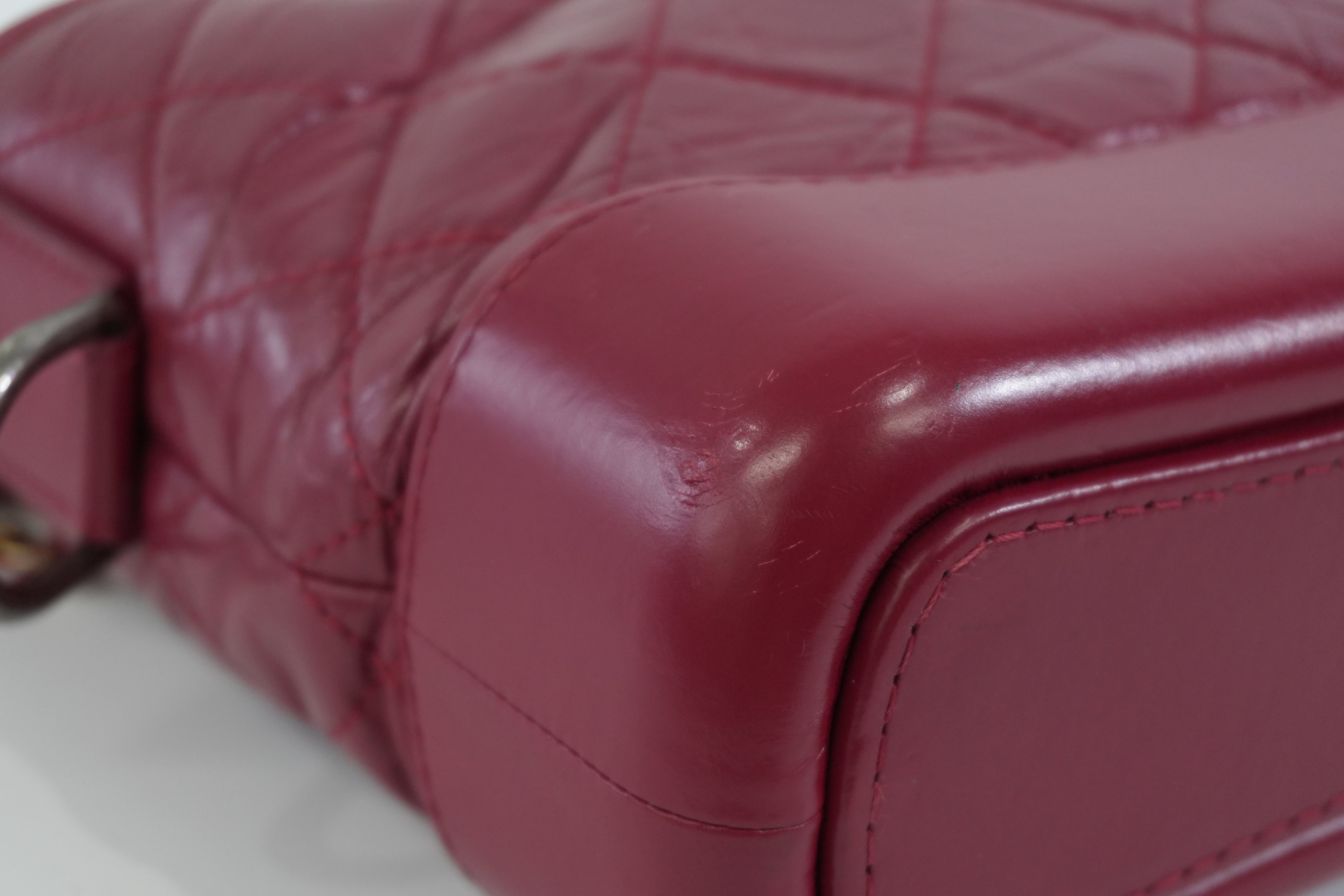 Pre-owned Chanel Gabrielle Hobo Chain Shoulder Bag Pink