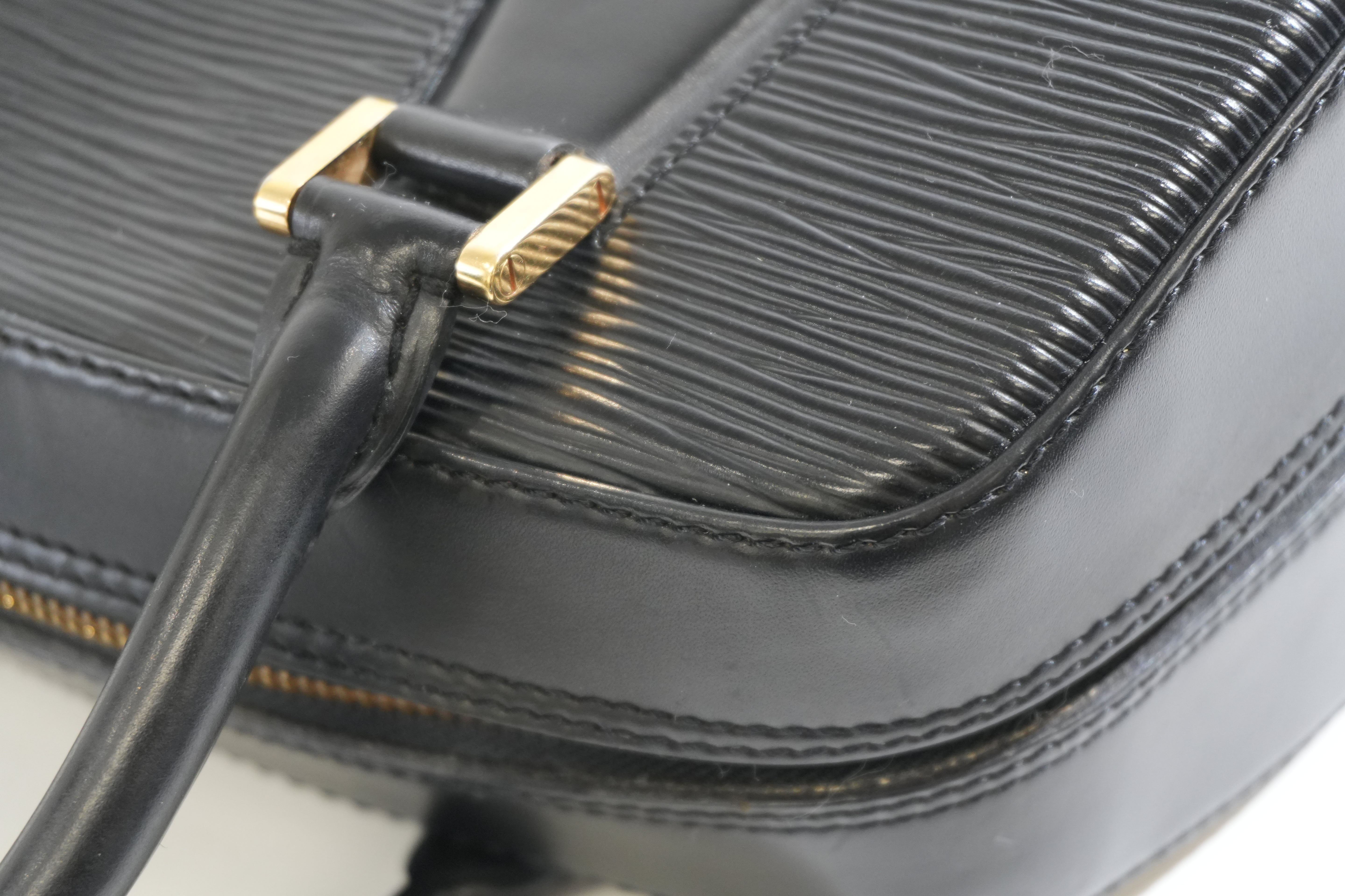 Pre-owned Louis Vuitton Epi Sablon Handbag Black