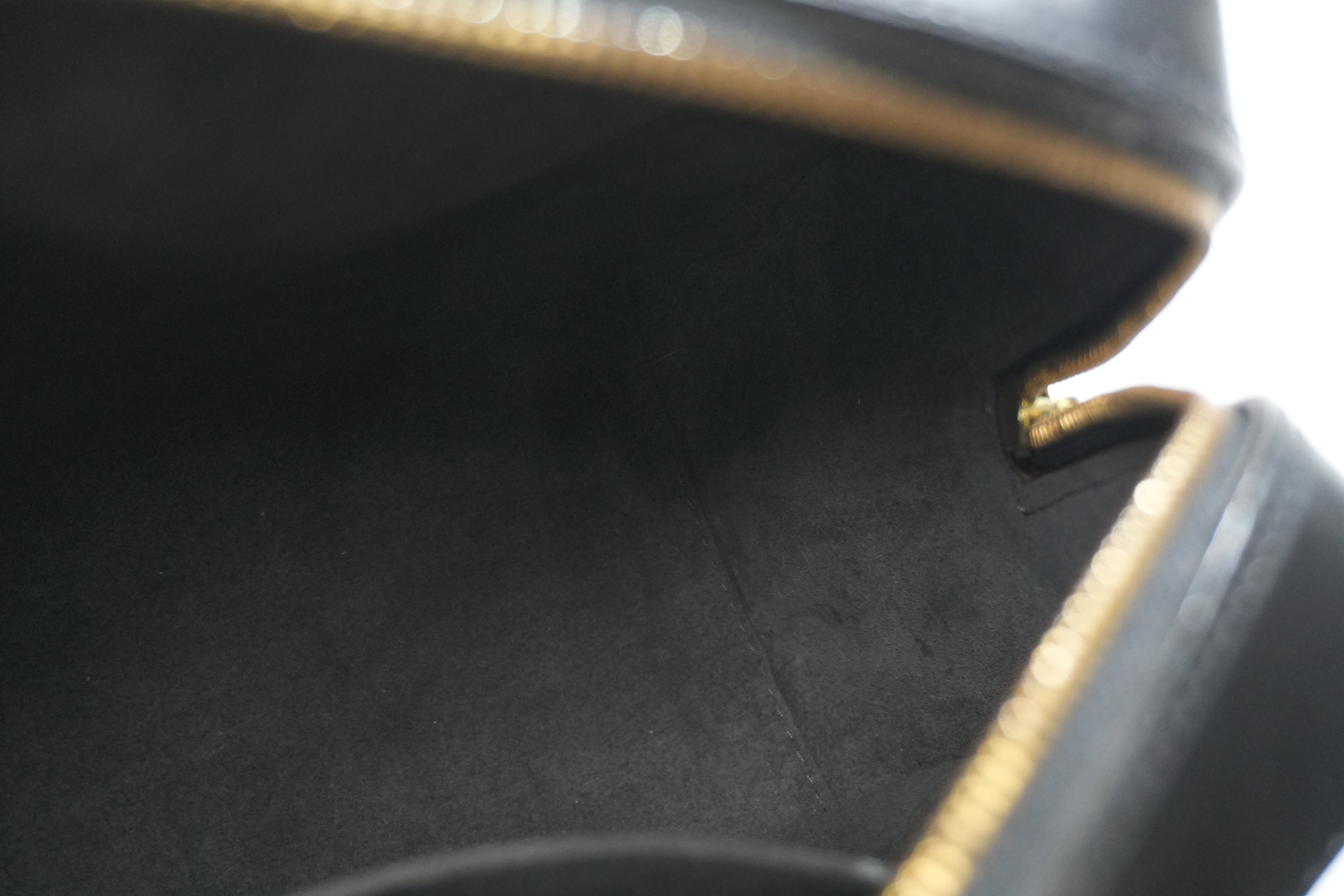 Pre-owned Louis Vuitton Epi Sablon Handbag Black