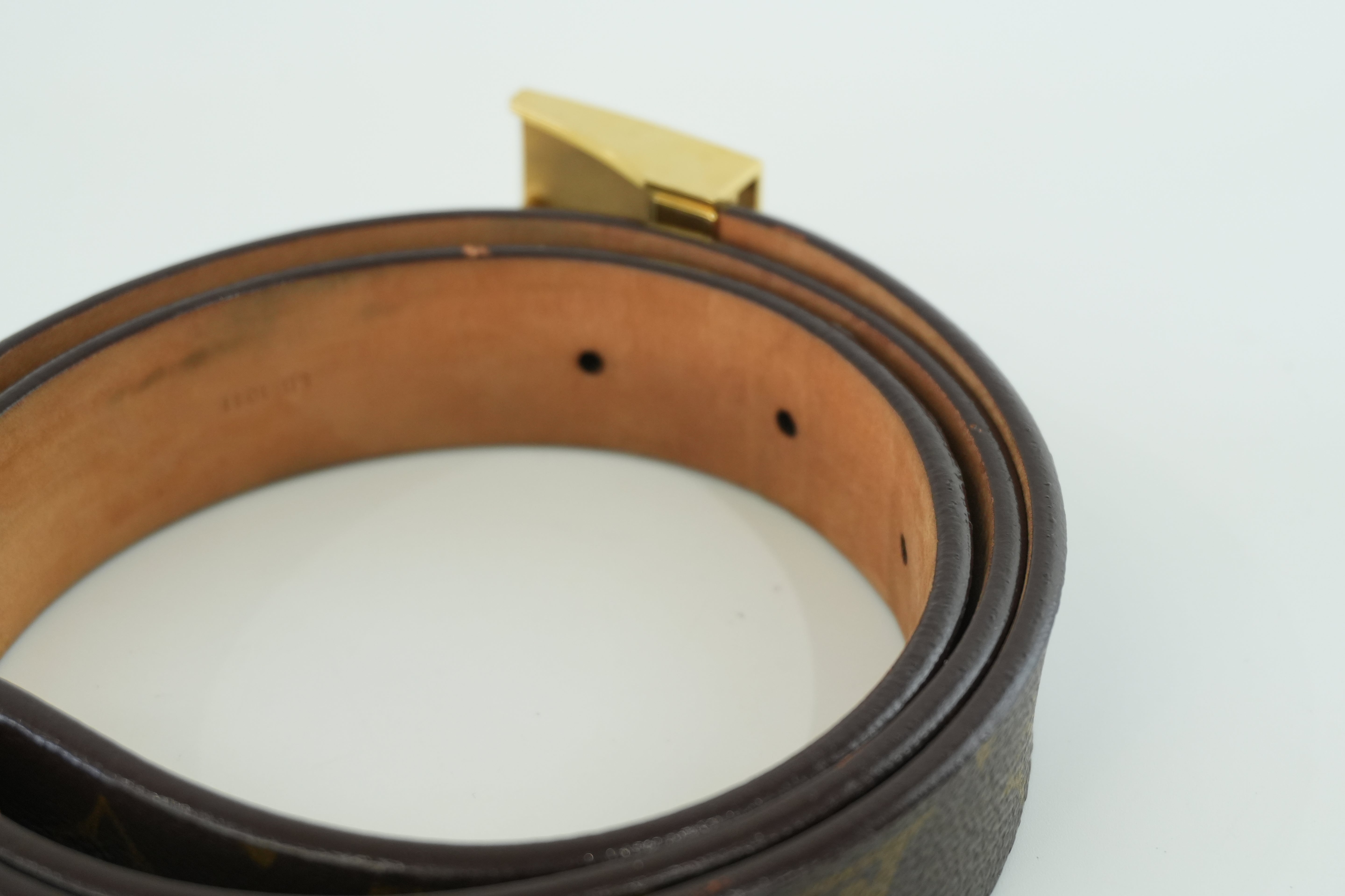 Louis Vuitton Monogram Belt Size 95 Used