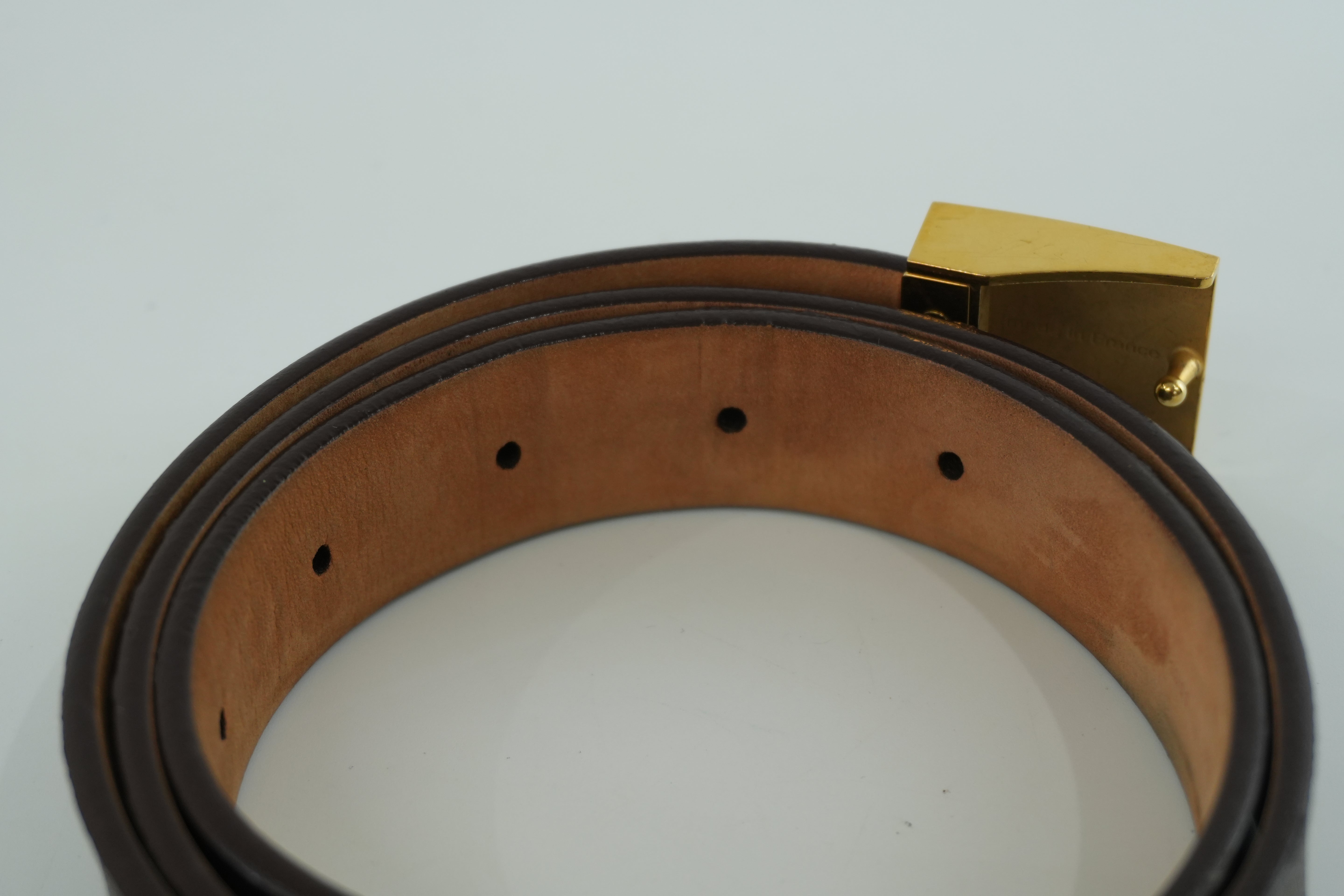 Louis Vuitton Monogram Belt Size 95 Used