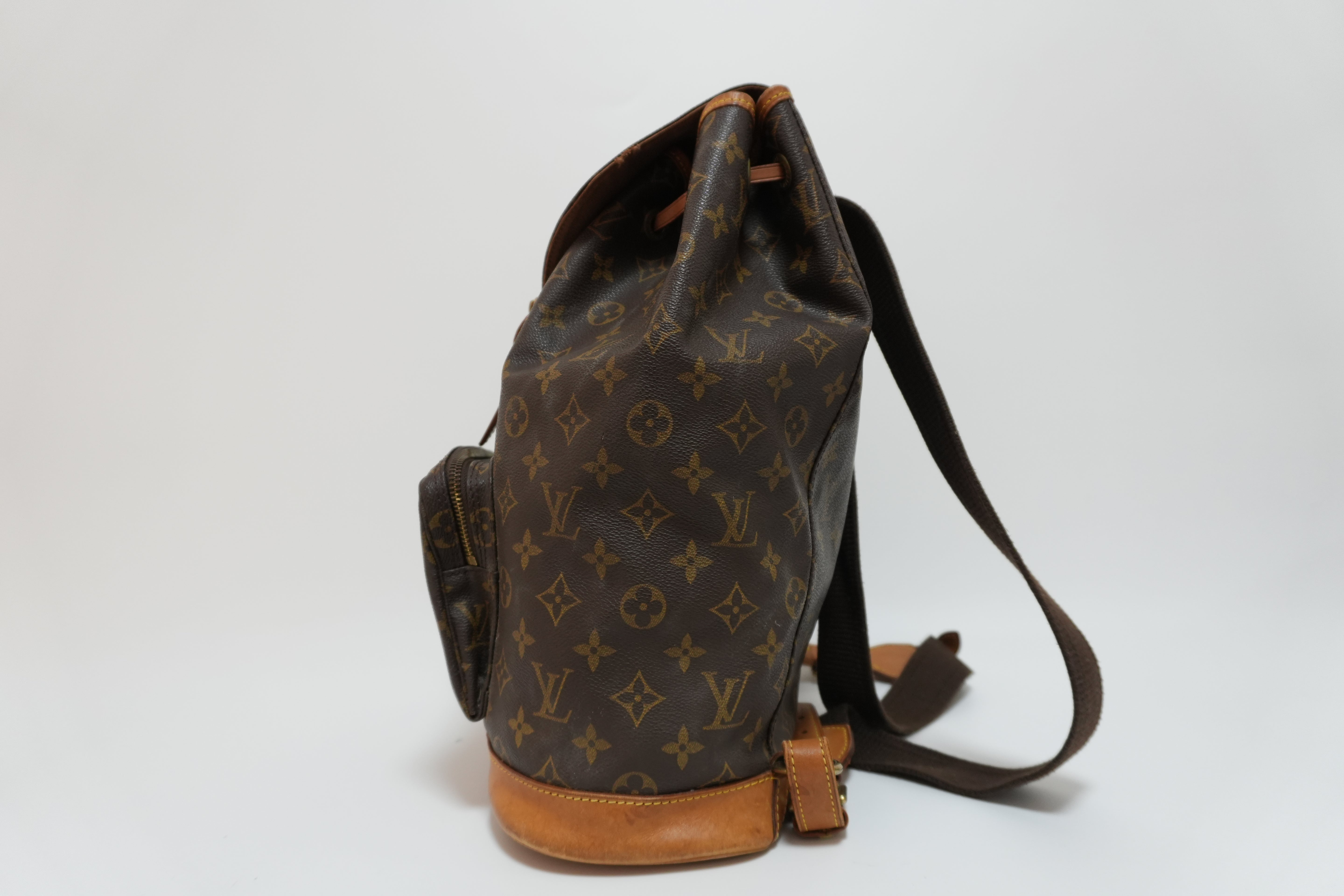 Louis Vuitton Monogram Montsouris GM Backpack Used