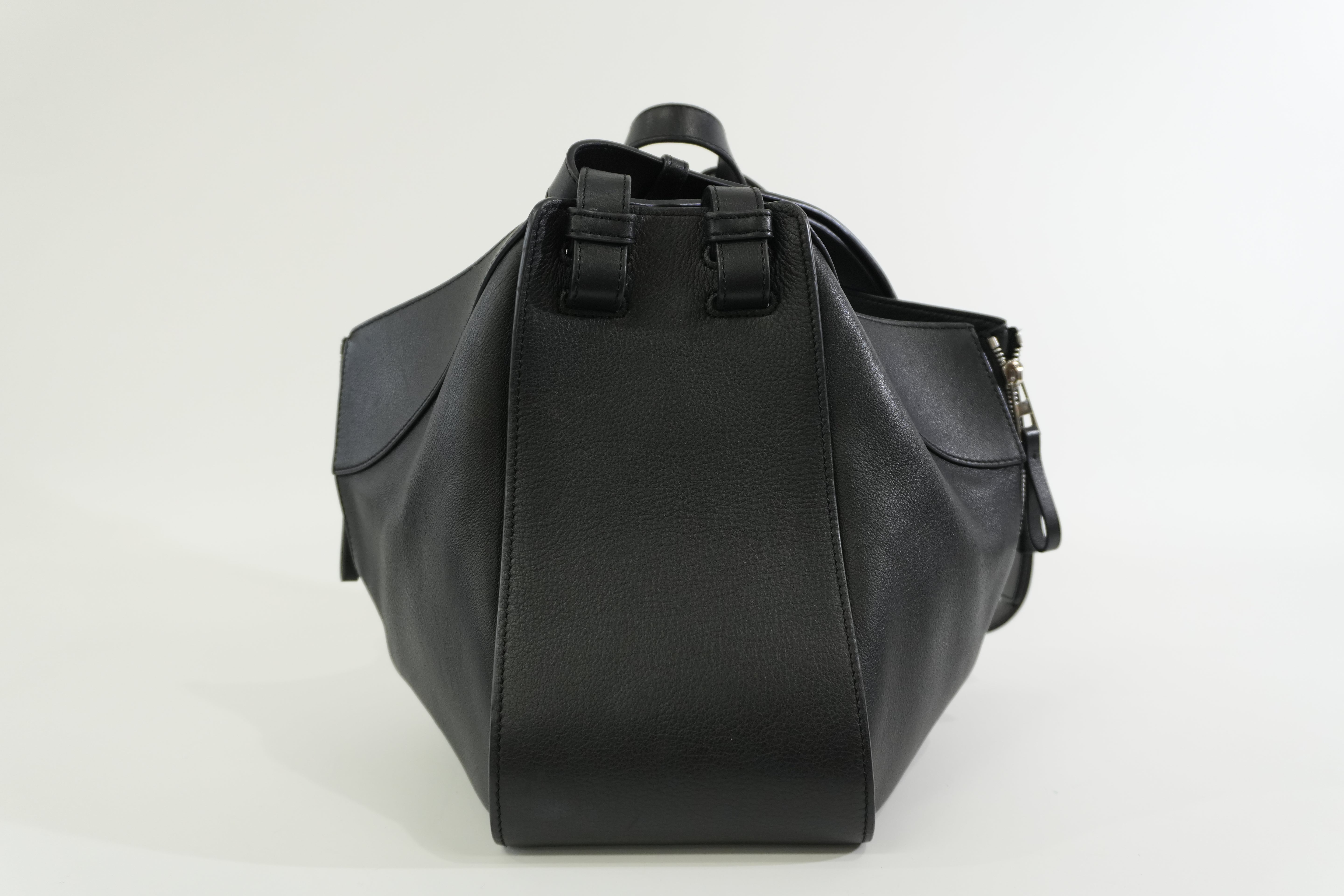 Pre-owned Loewe Hammock Shoulder Bag Black