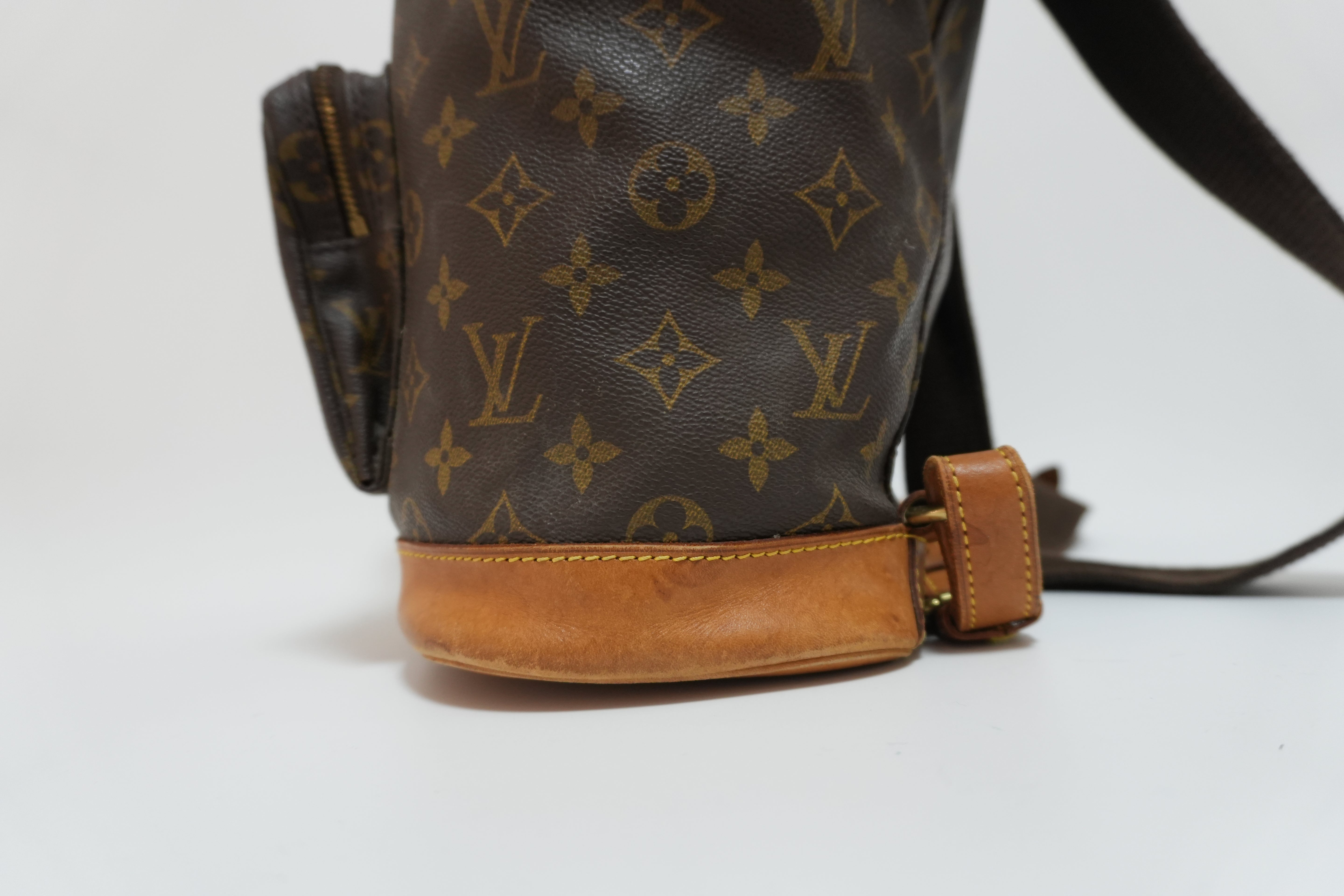 Louis Vuitton Monogram Montsouris GM Backpack Used