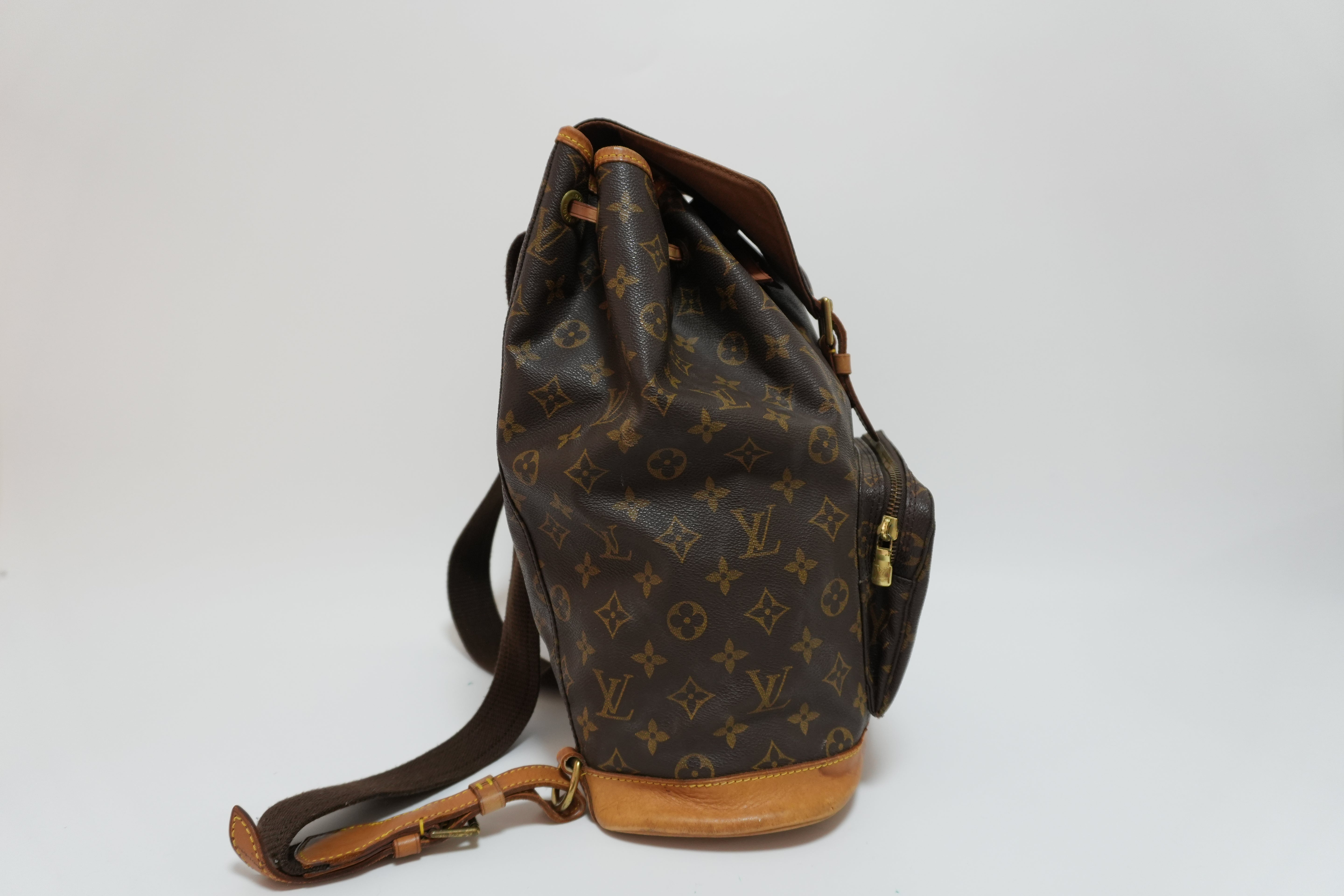 Louis Vuitton Monogram Montsouris GM Backpack Used