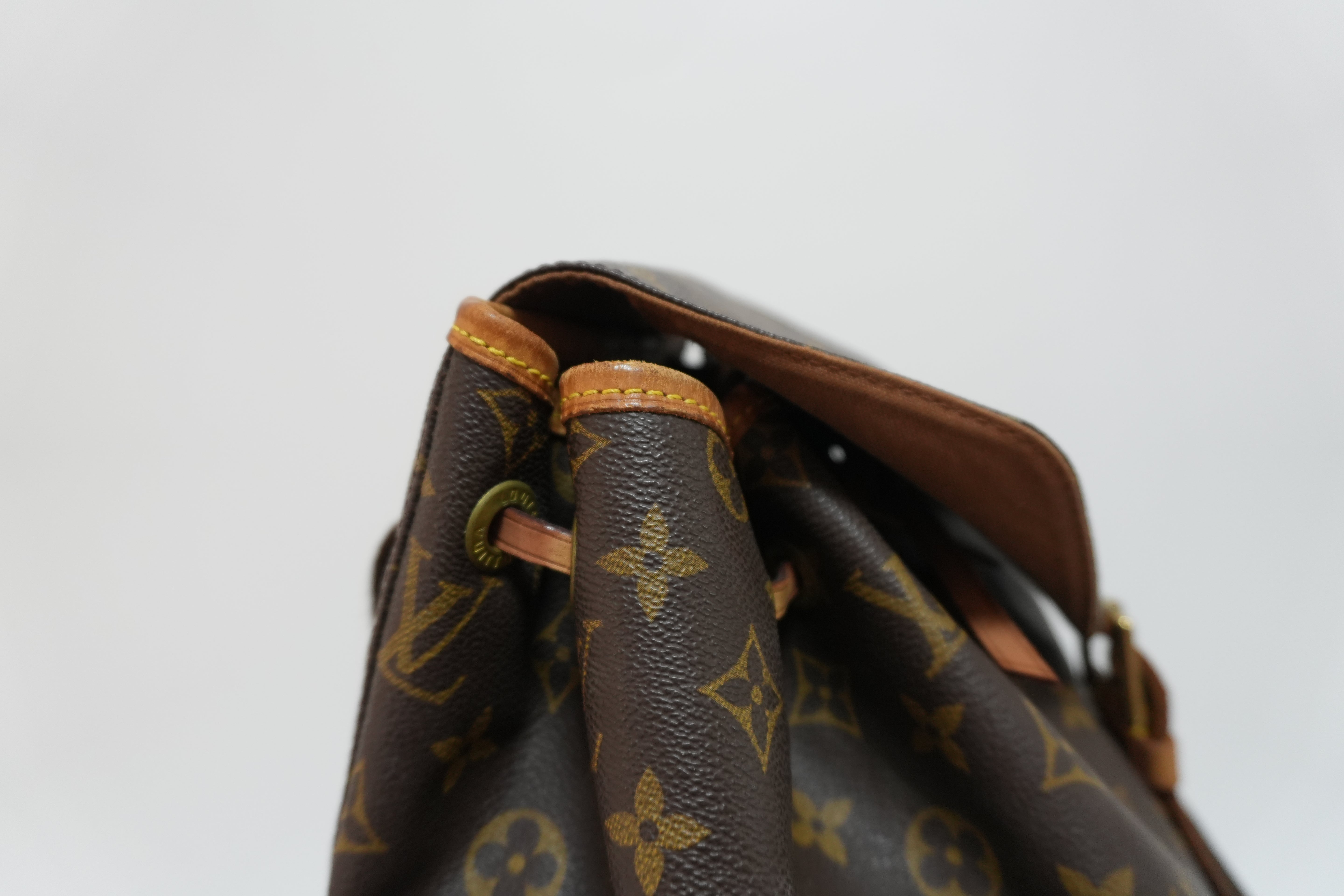 Louis Vuitton Monogram Montsouris GM Backpack Used