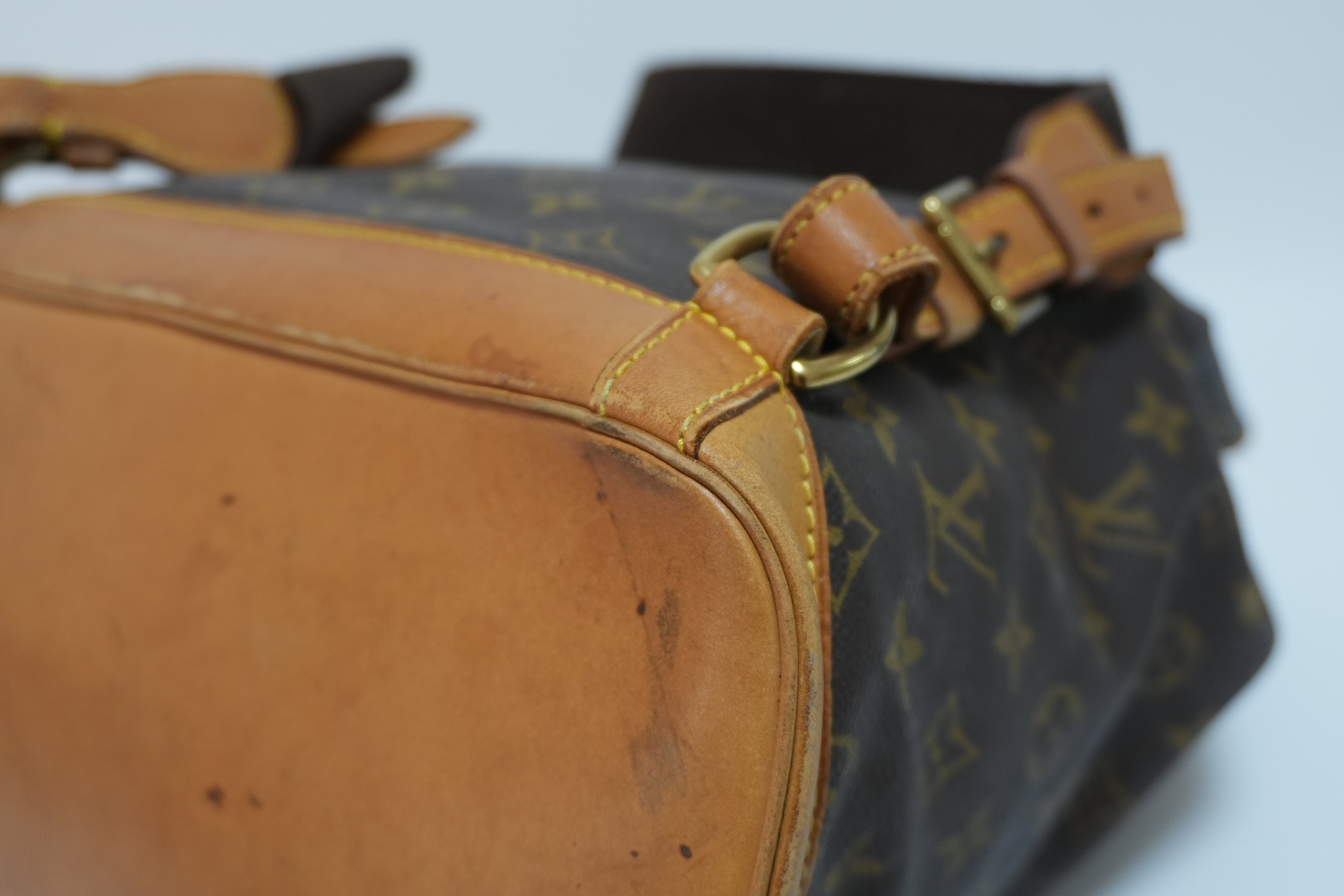 Louis Vuitton Monogram Montsouris GM Backpack Used