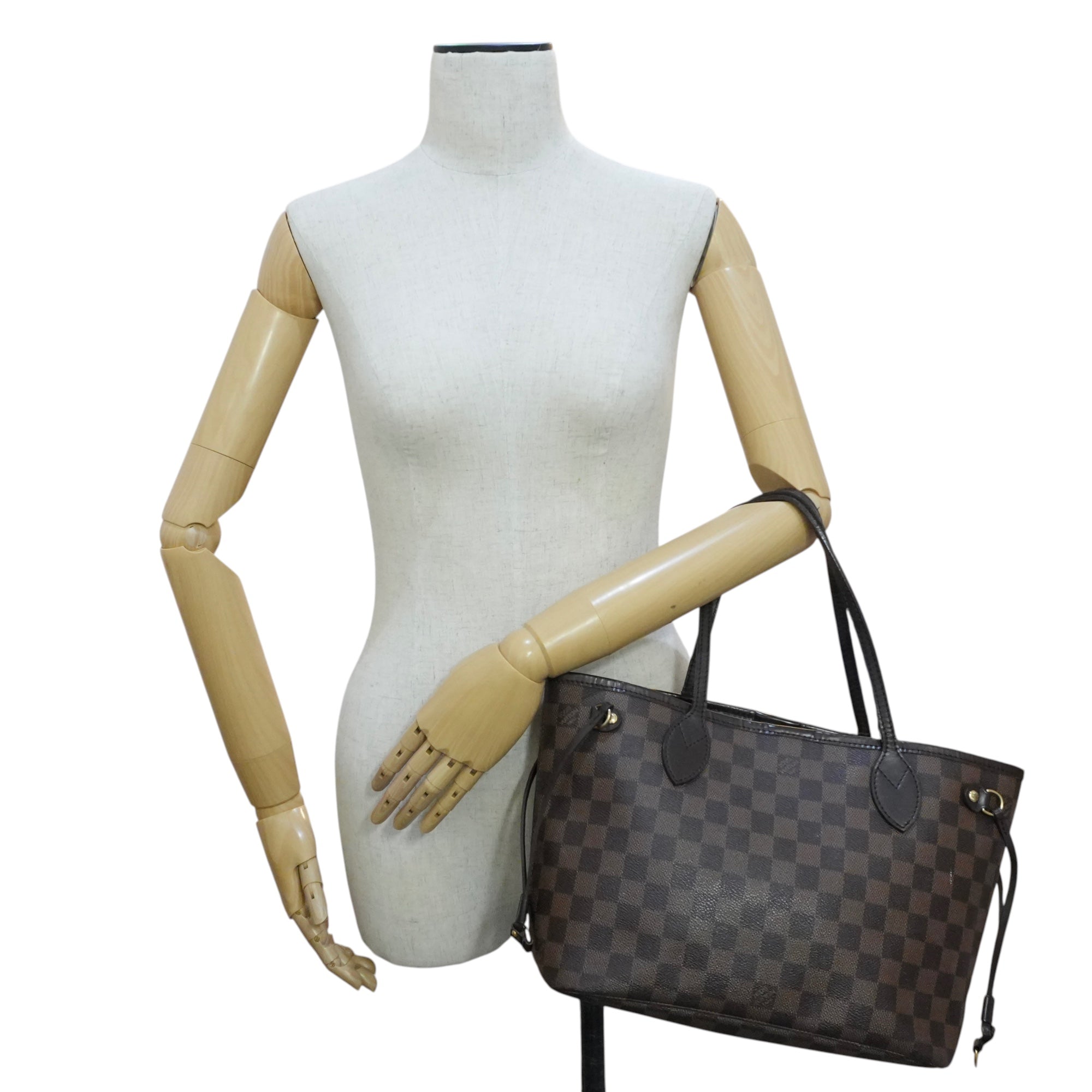 Pre-owned Louis Vuitton Damier Ebene Neverfull PM Tote Bag