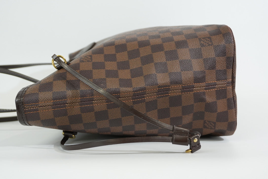 Pre-owned Louis Vuitton Damier Ebene Neverfull MM Tote Bag