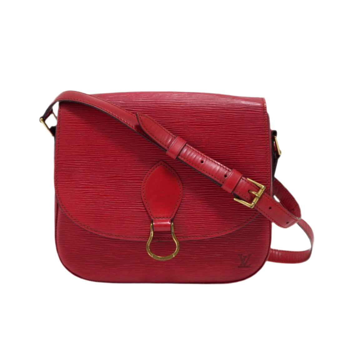 Louis Vuitton Saint Cloud GM Epi Red Shoulder Bag Used