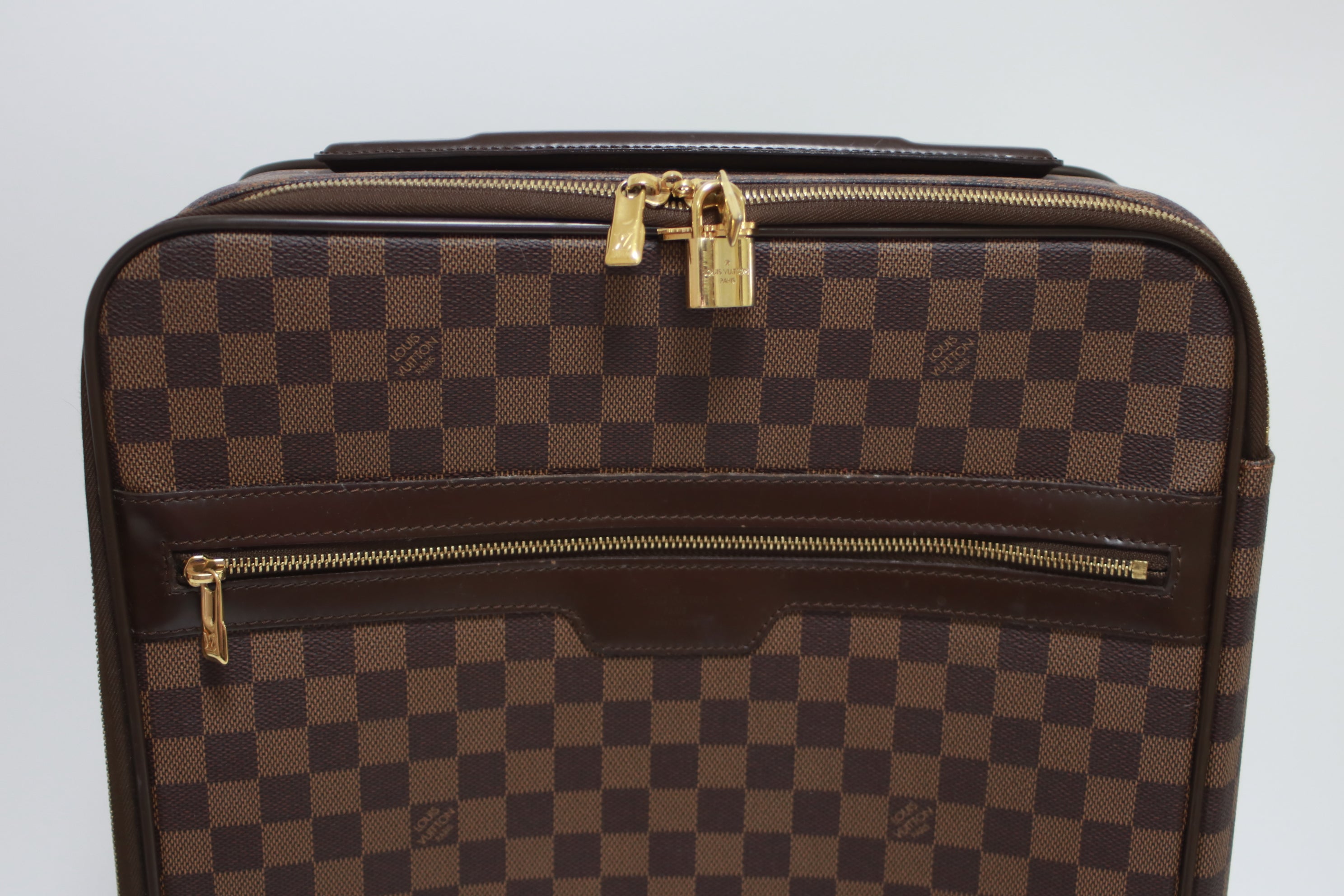 Louis Vuitton Pegase 45 Damier Ebene Rolling Luggage Used