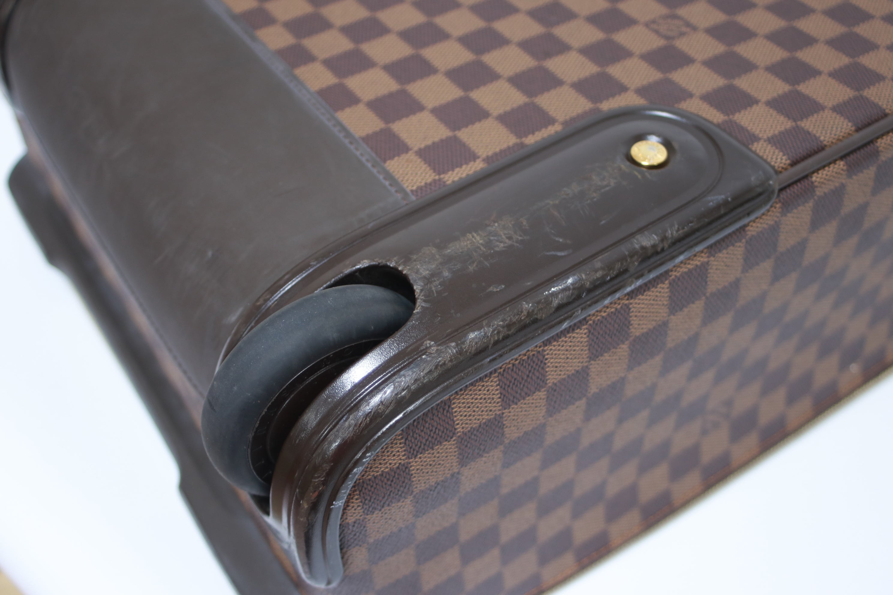Louis Vuitton Pegase 45 Damier Ebene Rolling Luggage Used