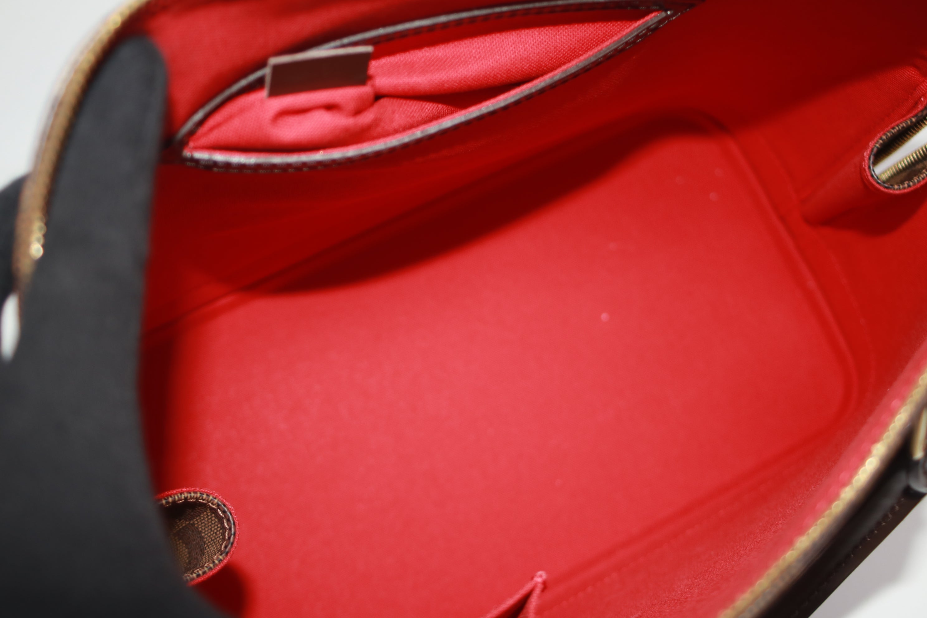 ルイヴィトン アルマPM ダミエ エベヌ ハンドバッグ 中古