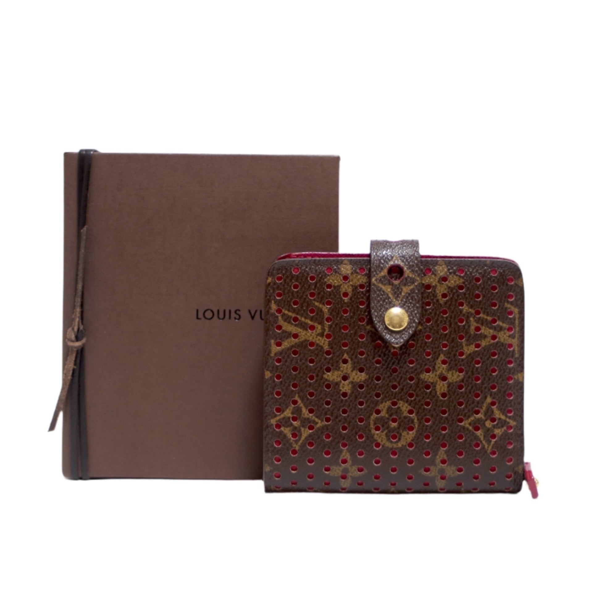 Louis Vuitton Perforated Limited Edition Compact Wallet Used