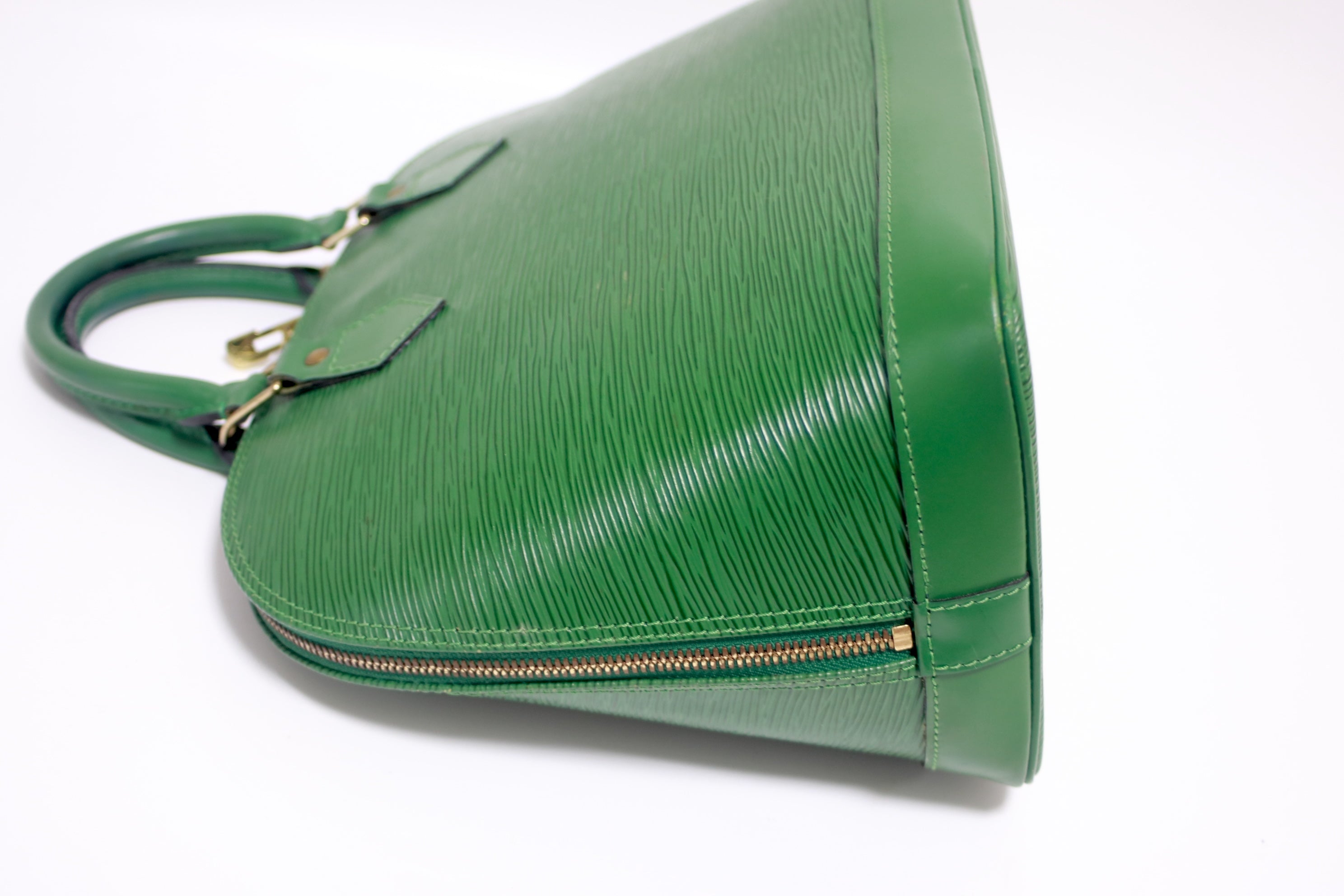 ルイヴィトン アルマ PM エピ グリーン 中古