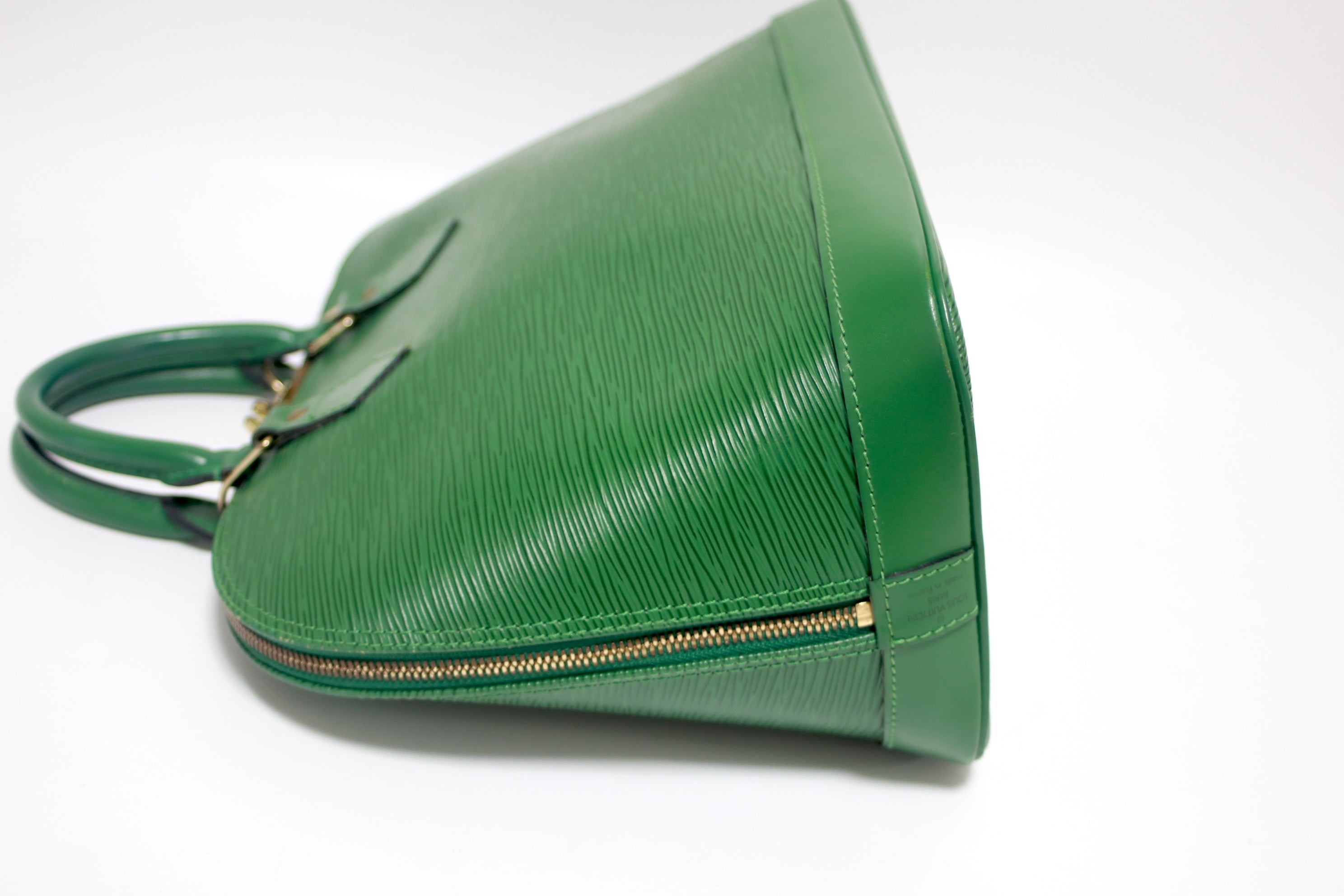 ルイヴィトン アルマ PM エピ グリーン 中古