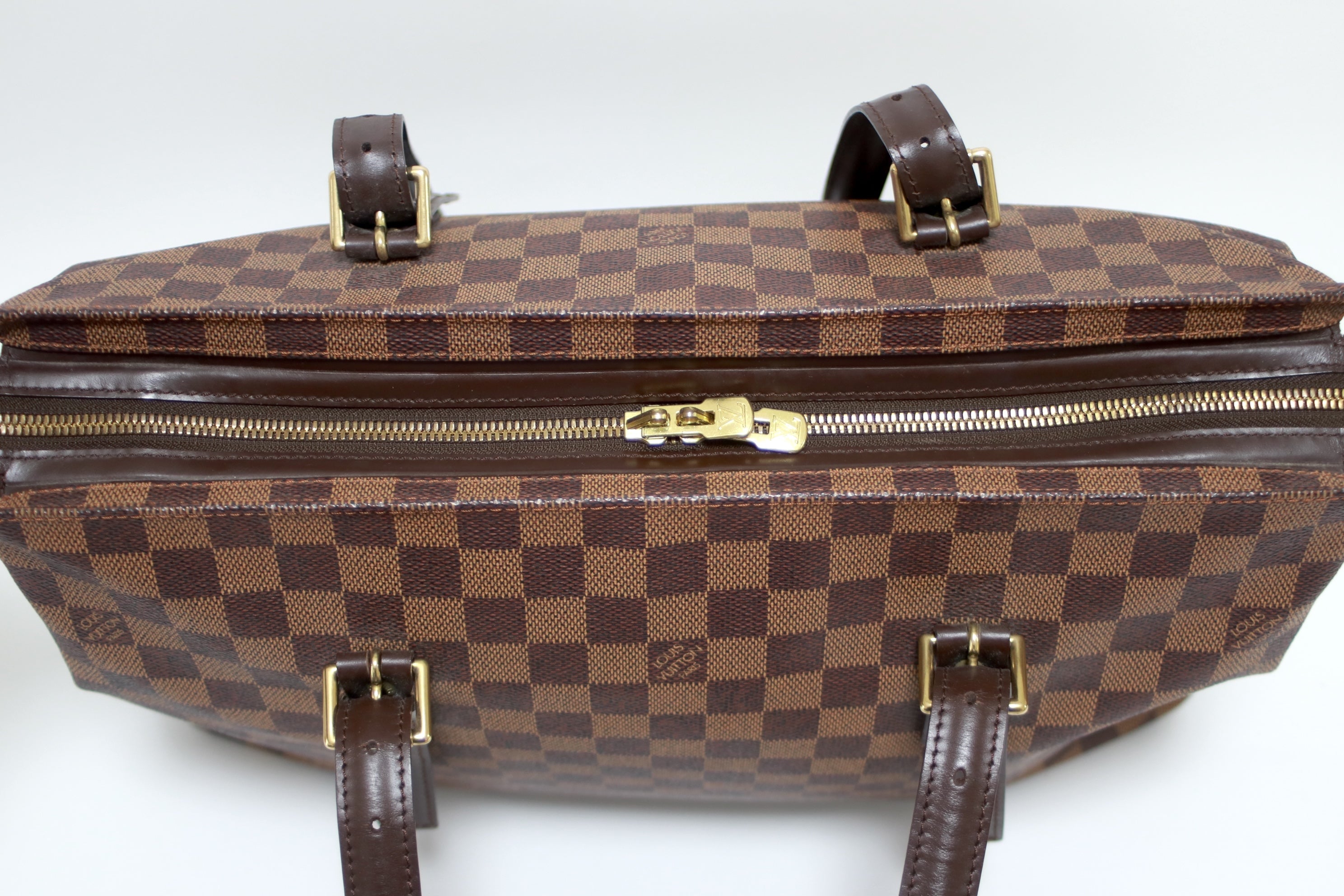 Louis Vuitton Chelsea Damier Ebene Shoulder Tote Bag Used
