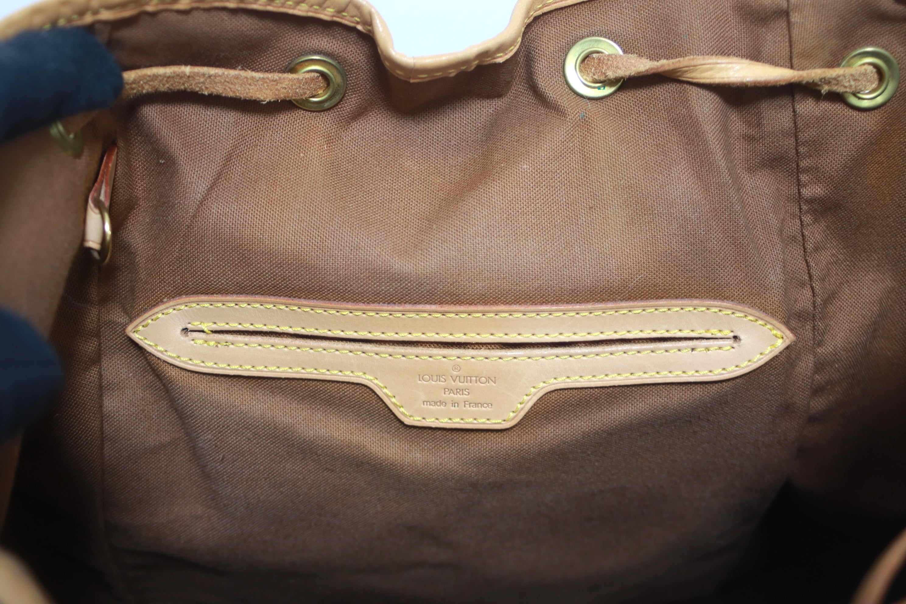 Louis Vuitton Montsouris GM Backpack Used