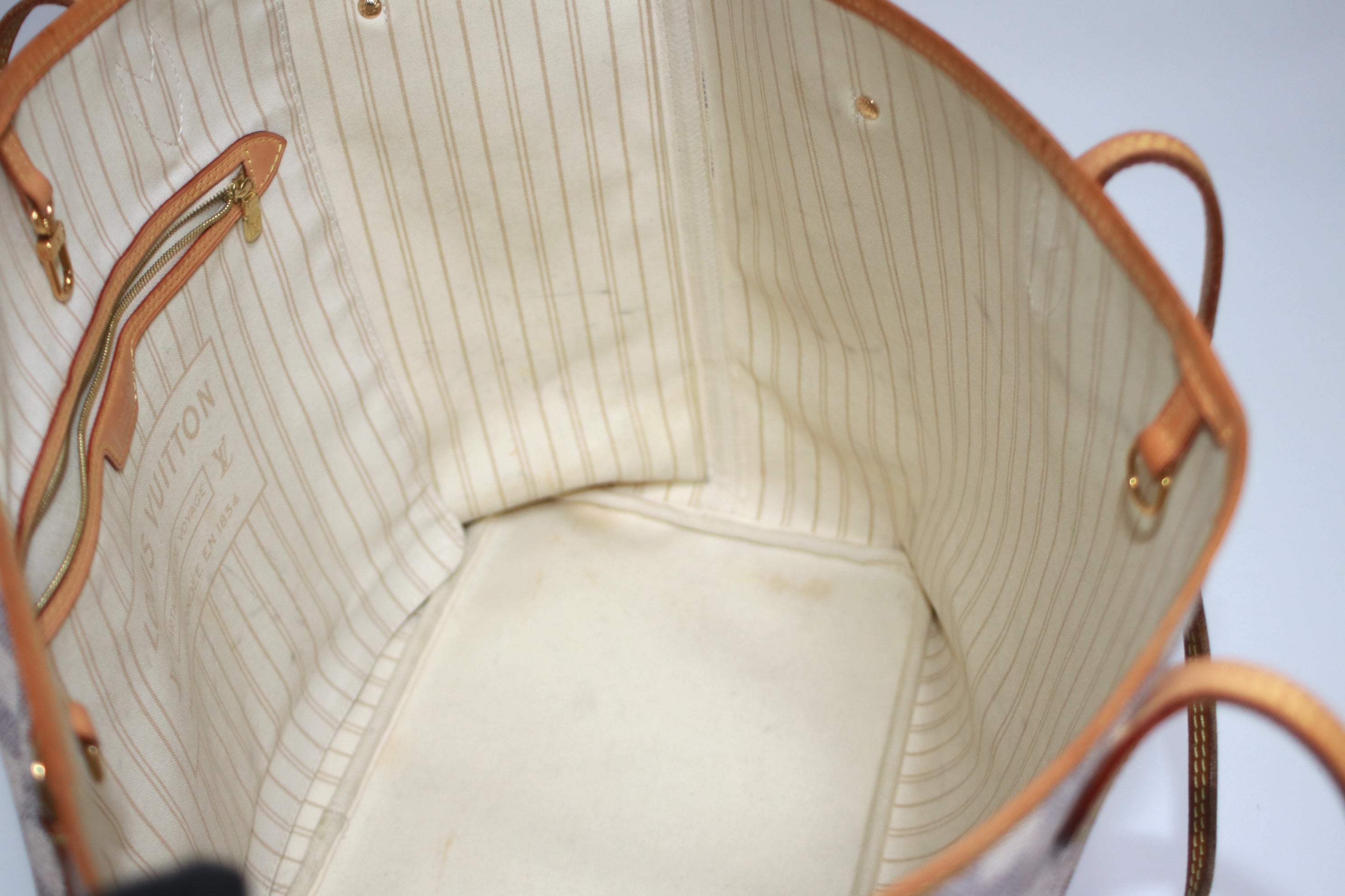 Louis Vuitton Neverfull GM Damier Azur Shopper Used