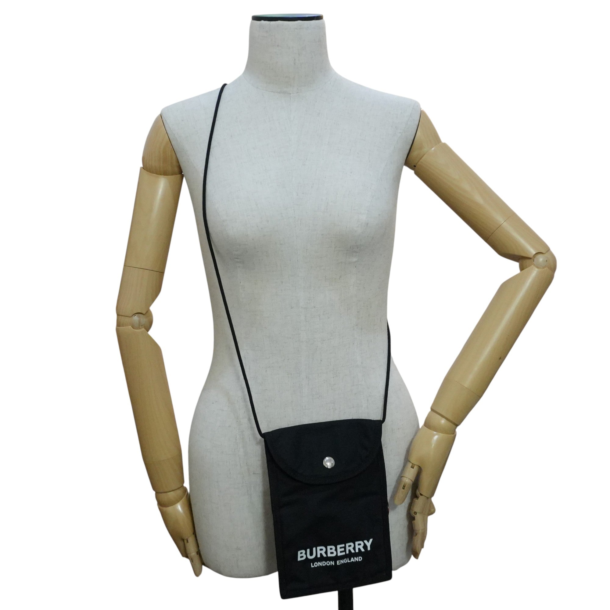 Pre-owned Burberry Nylon Crossbody Bag Black