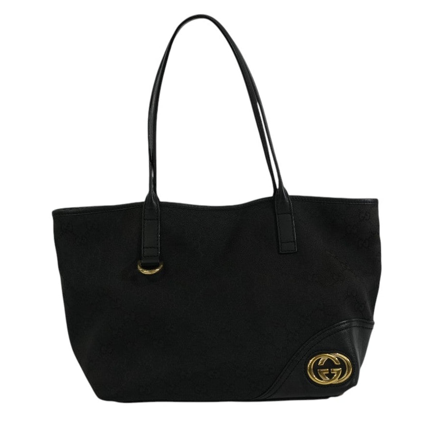 Pre-owned Gucci Guccisima Tote Bag Black
