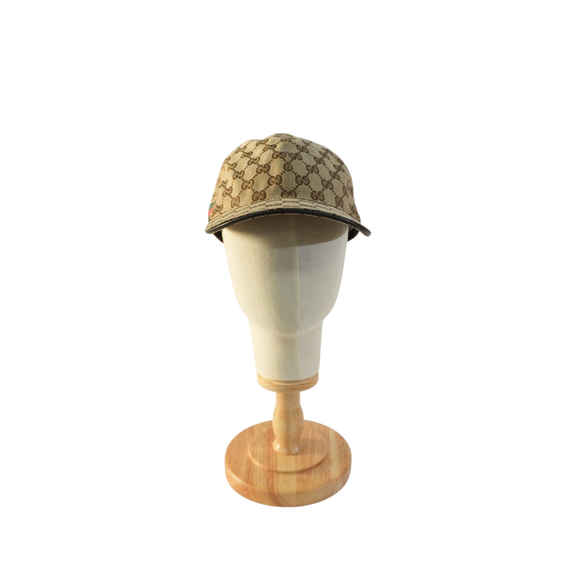 Pre-owned Gucci Ophidia Baseball Cap Size L Brown