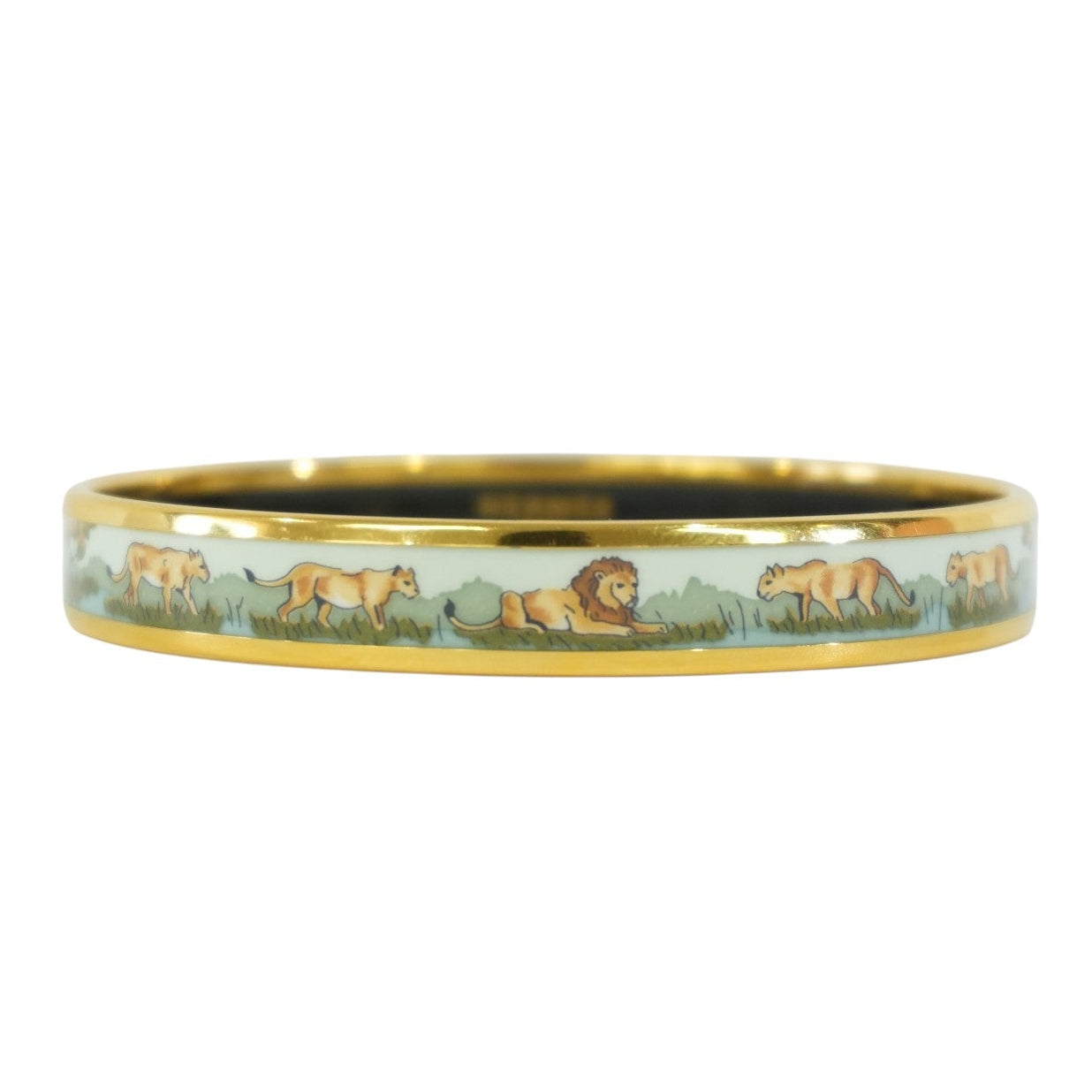 Pre-owned Hermes Bangle Light Green