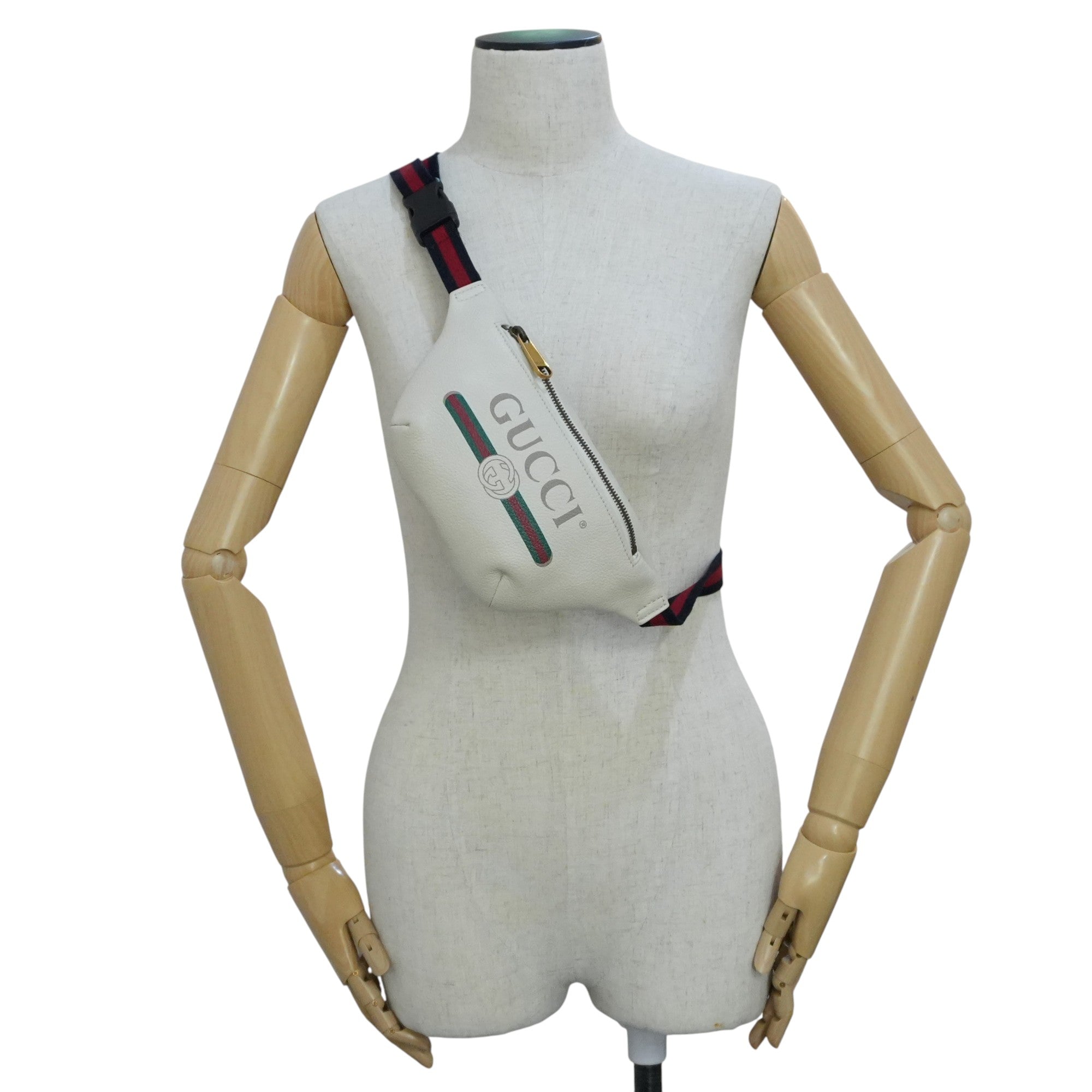 Pre-owned Gucci Body Bag White