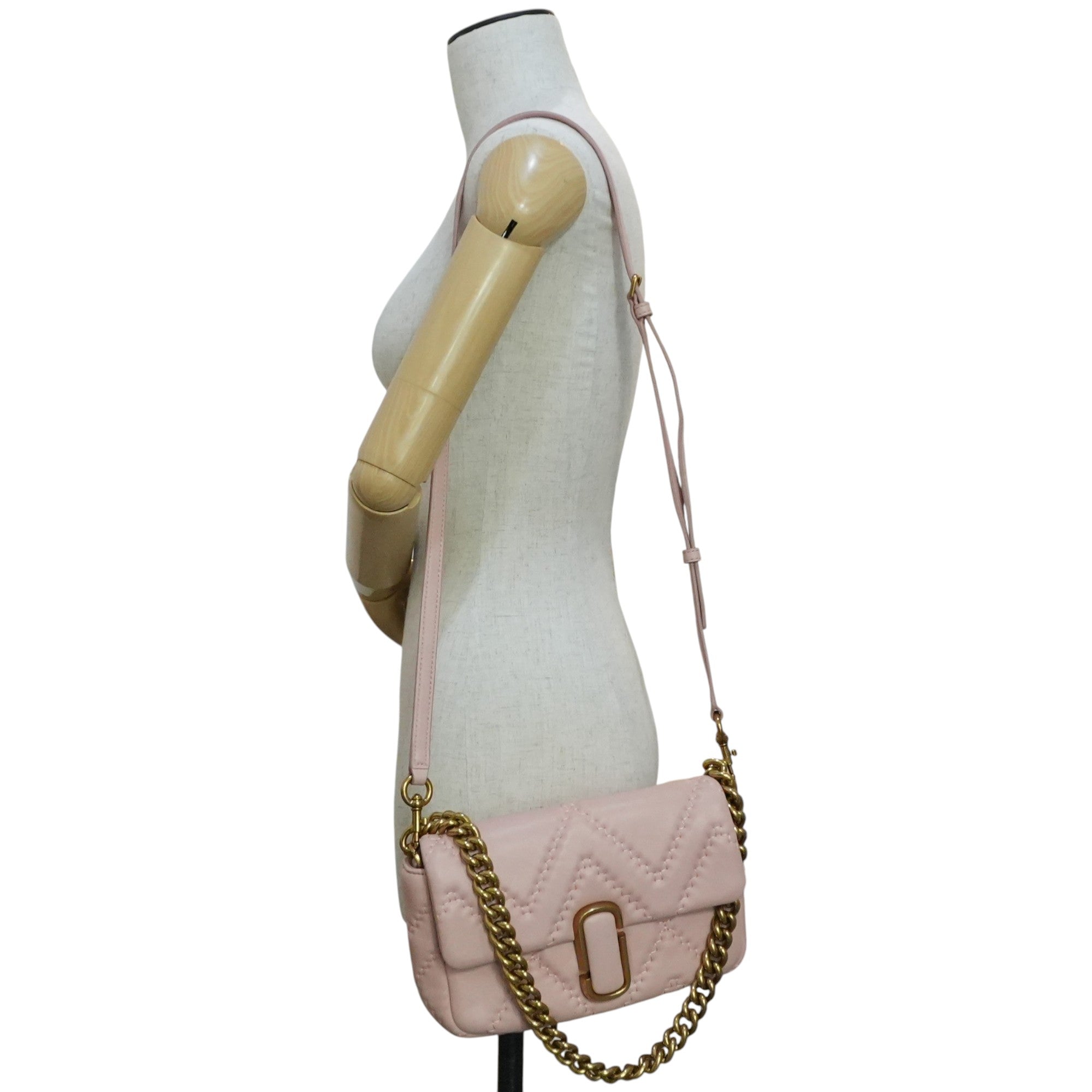 Pre-owned Marc Jacobs Leather Two Way Shoulder Bag Pink