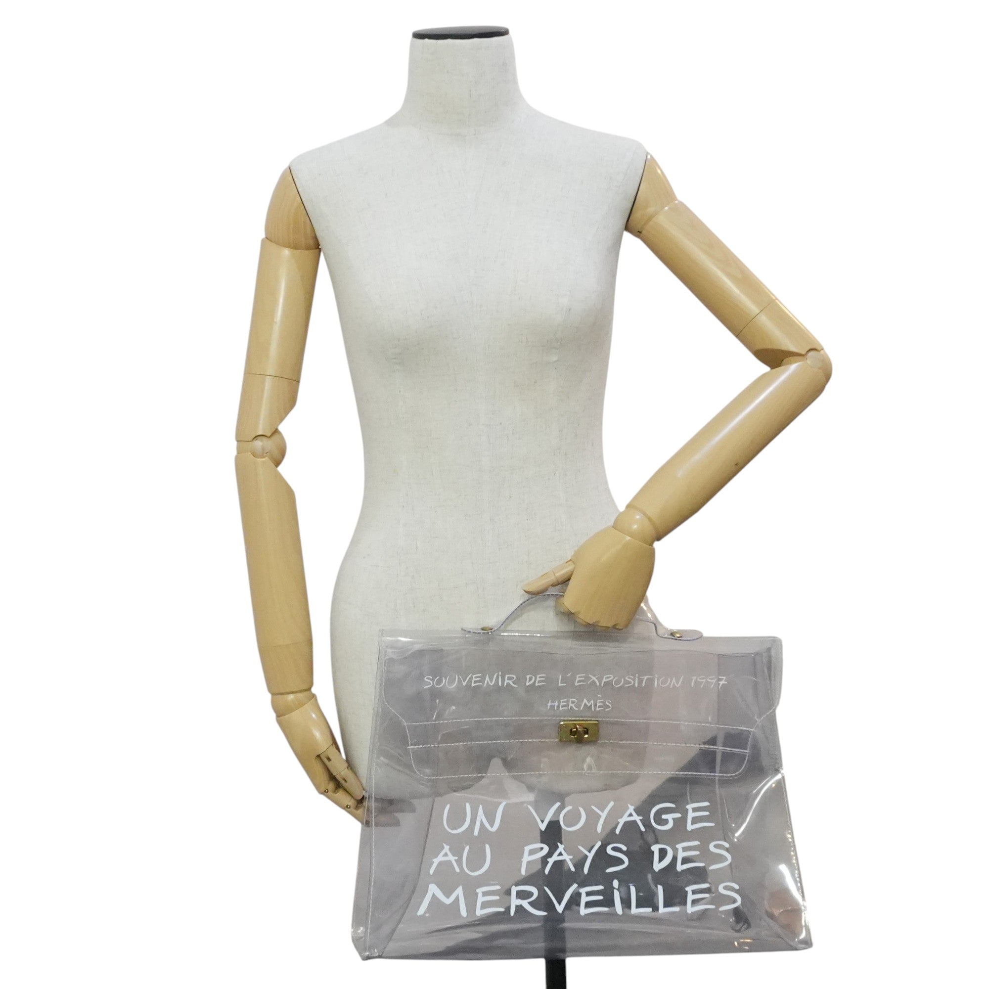 Pre-owned Hermes Kelly Transparent Handbag