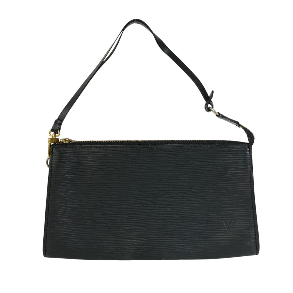 Pre-owned Louis Vuitton Epi Pochette Accessories Handbag Black