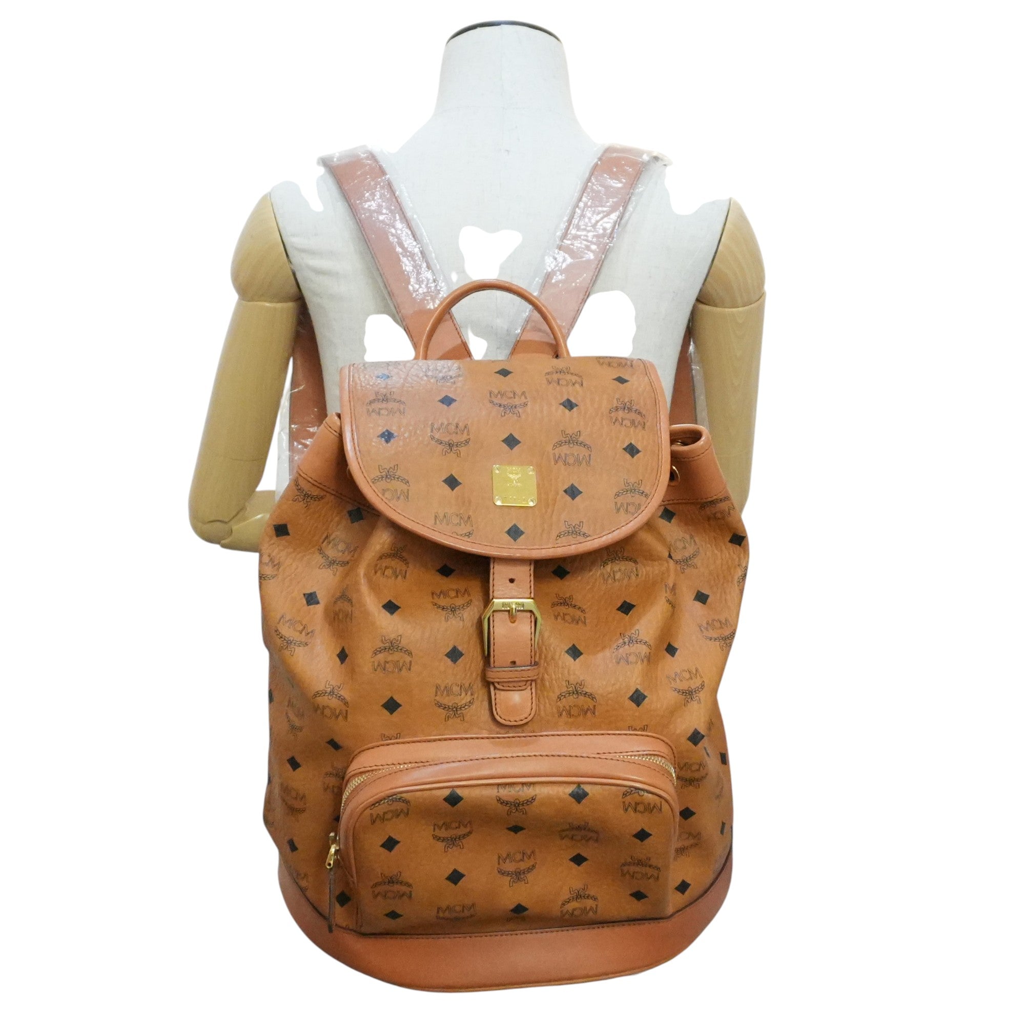 Pre-owned MCM Backpack Cognac