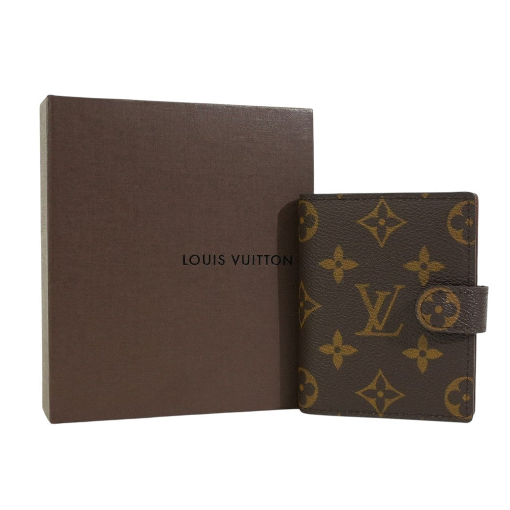 Pre-owned Louis Vuitton Monogram Notebook Cover Agenda Mini