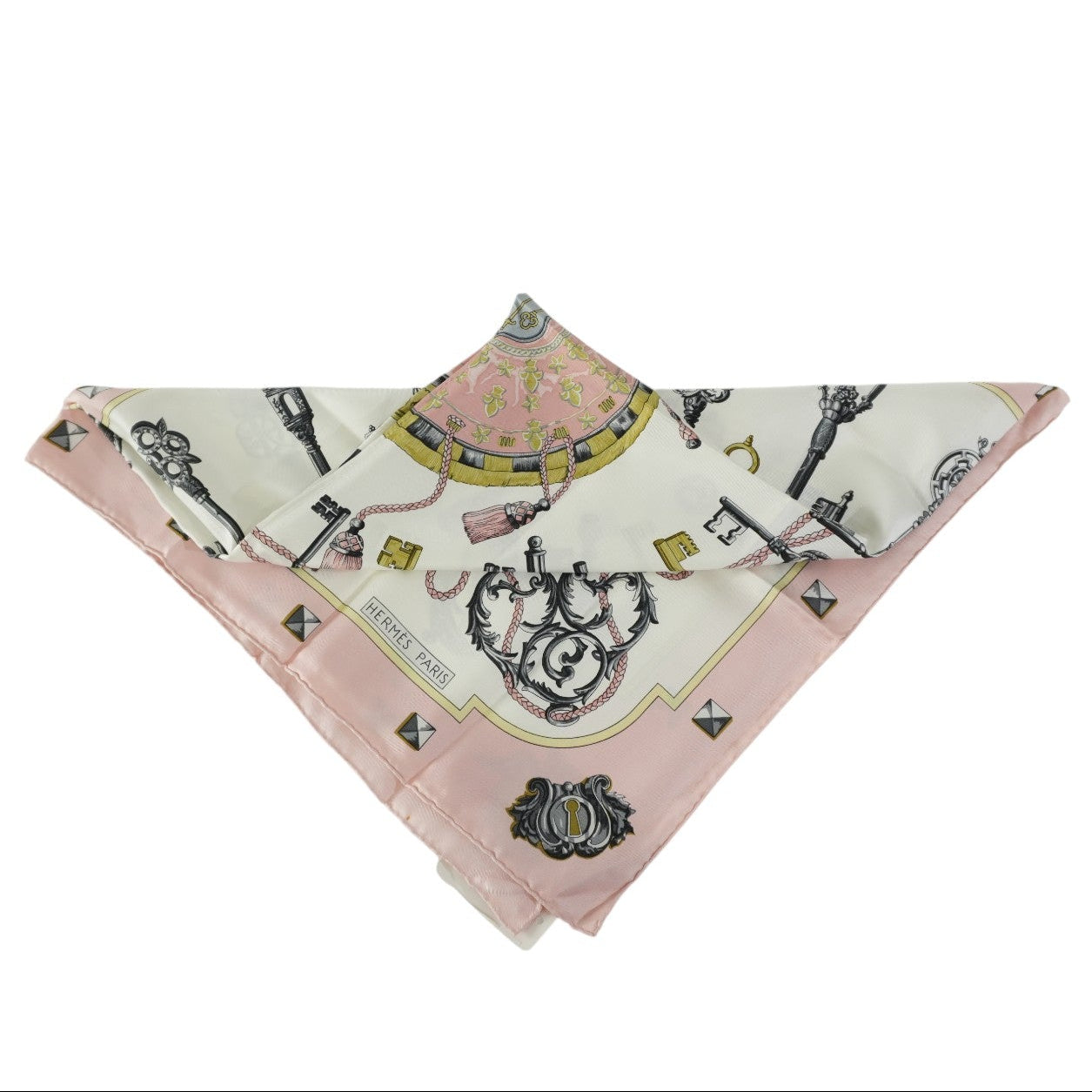 Pre-owned Hermes Scarf Pink