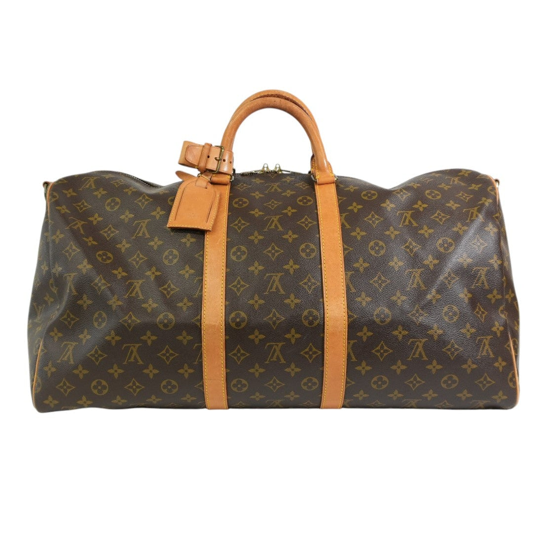 Pre-owned Louis Vuitton Monogram Keepall Bandouliere 55 Travel Bag