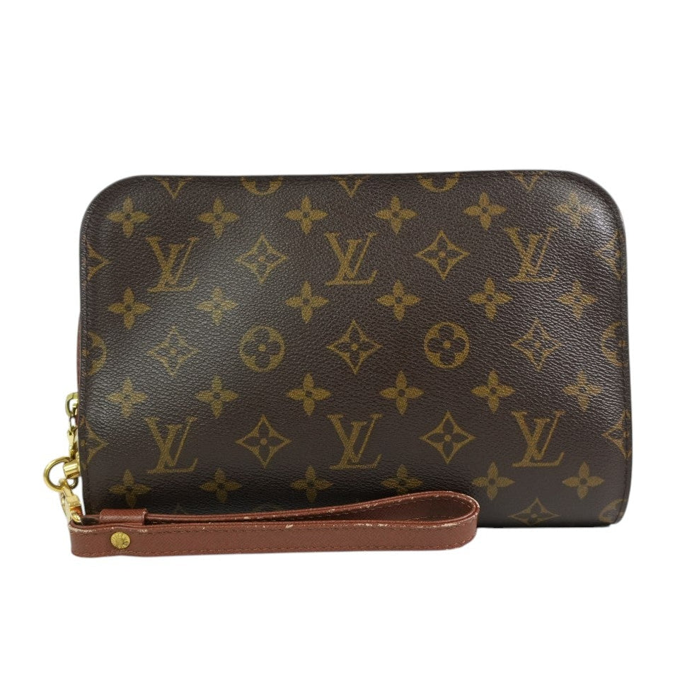Pre-owned Louis Vuitton Monogram Orsay Wrist Clutch