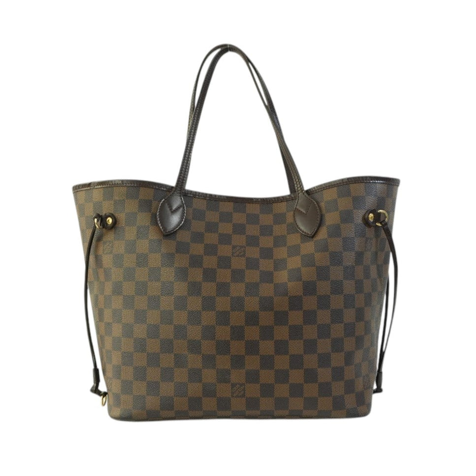 Pre-owned Louis Vuitton Damier Ebene Neverfull MM Tote Bag