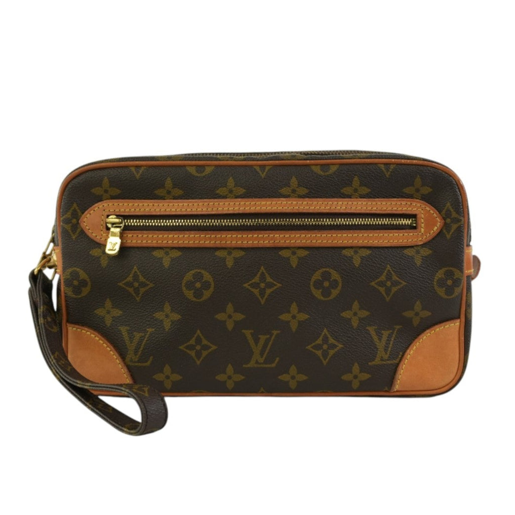 Pre-owned Louis Vuitton Monogram Dragonne GM Clutch Bag