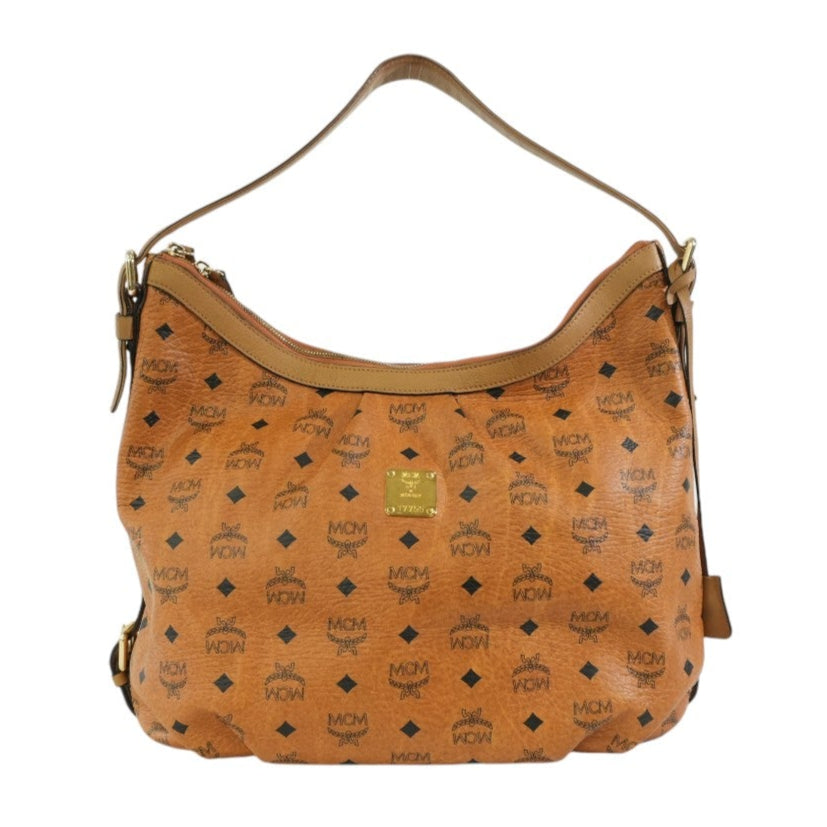Pre-owned MCM Hobo Shoulder Bag Cognac