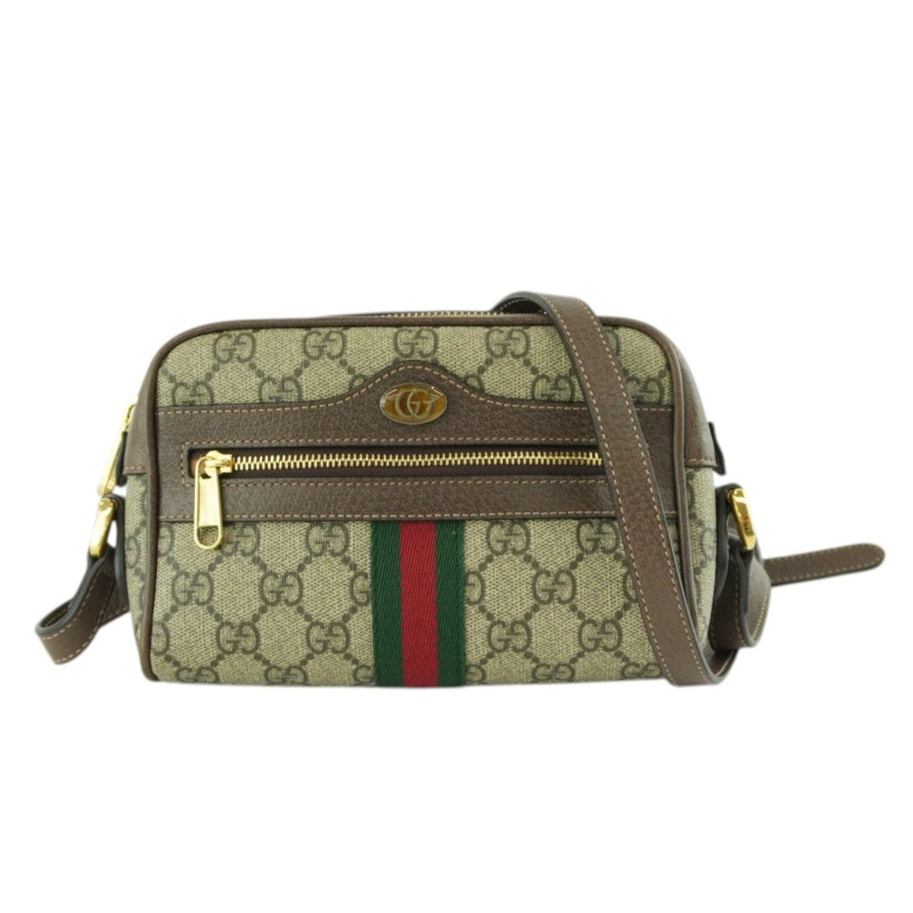 Gucci Canvas Ophidia Mini Shoulder Bag Used