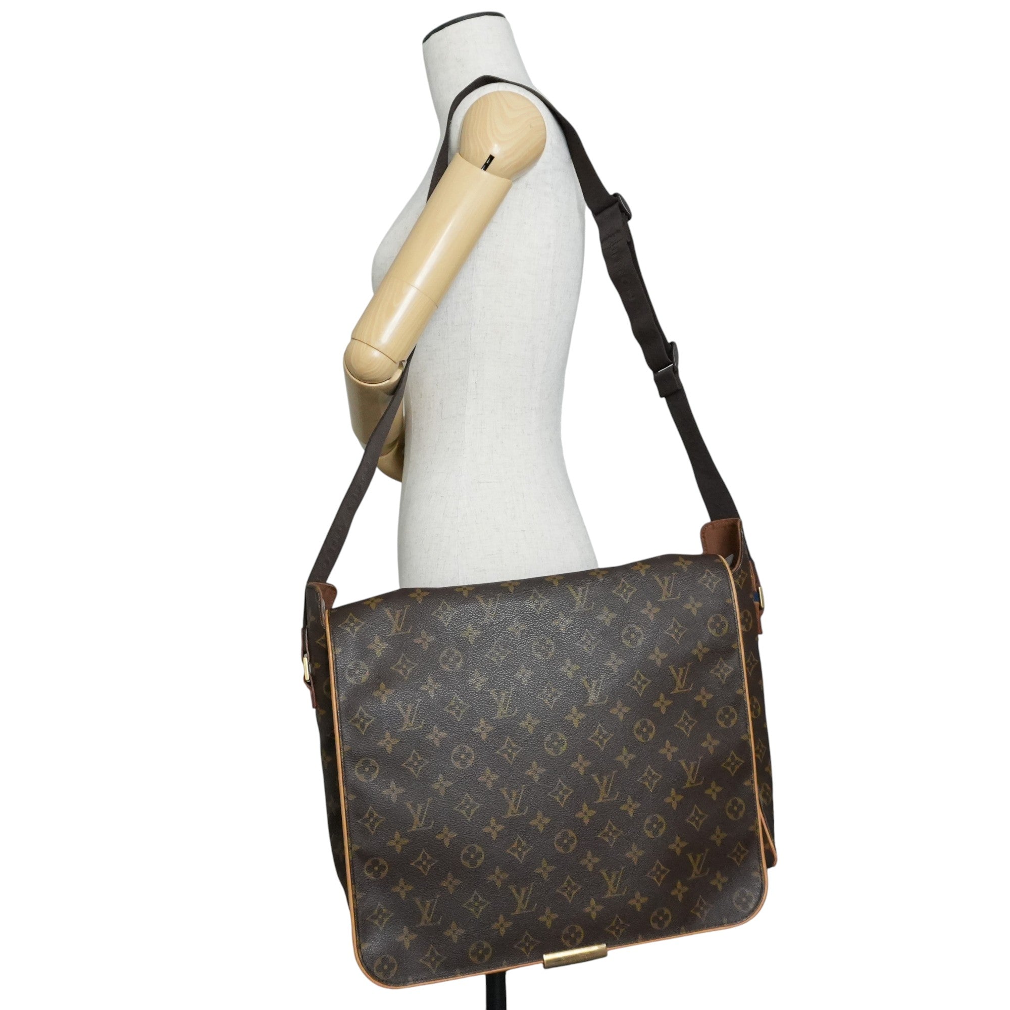 Pre-owned Louis Vuitton Monogram Abesses Messenger Bag